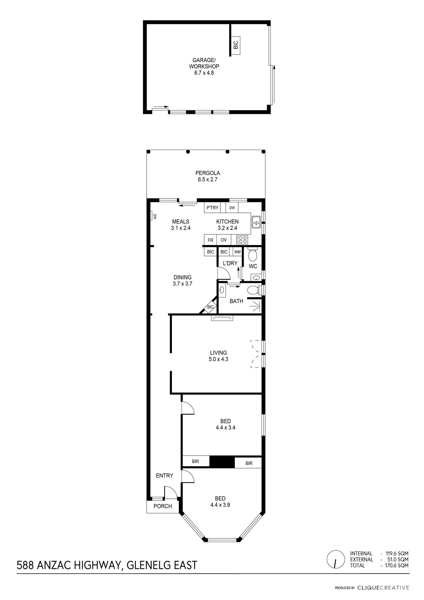 Floorplan of Homely house listing, 588 Anzac Highway, Glenelg East SA 5045