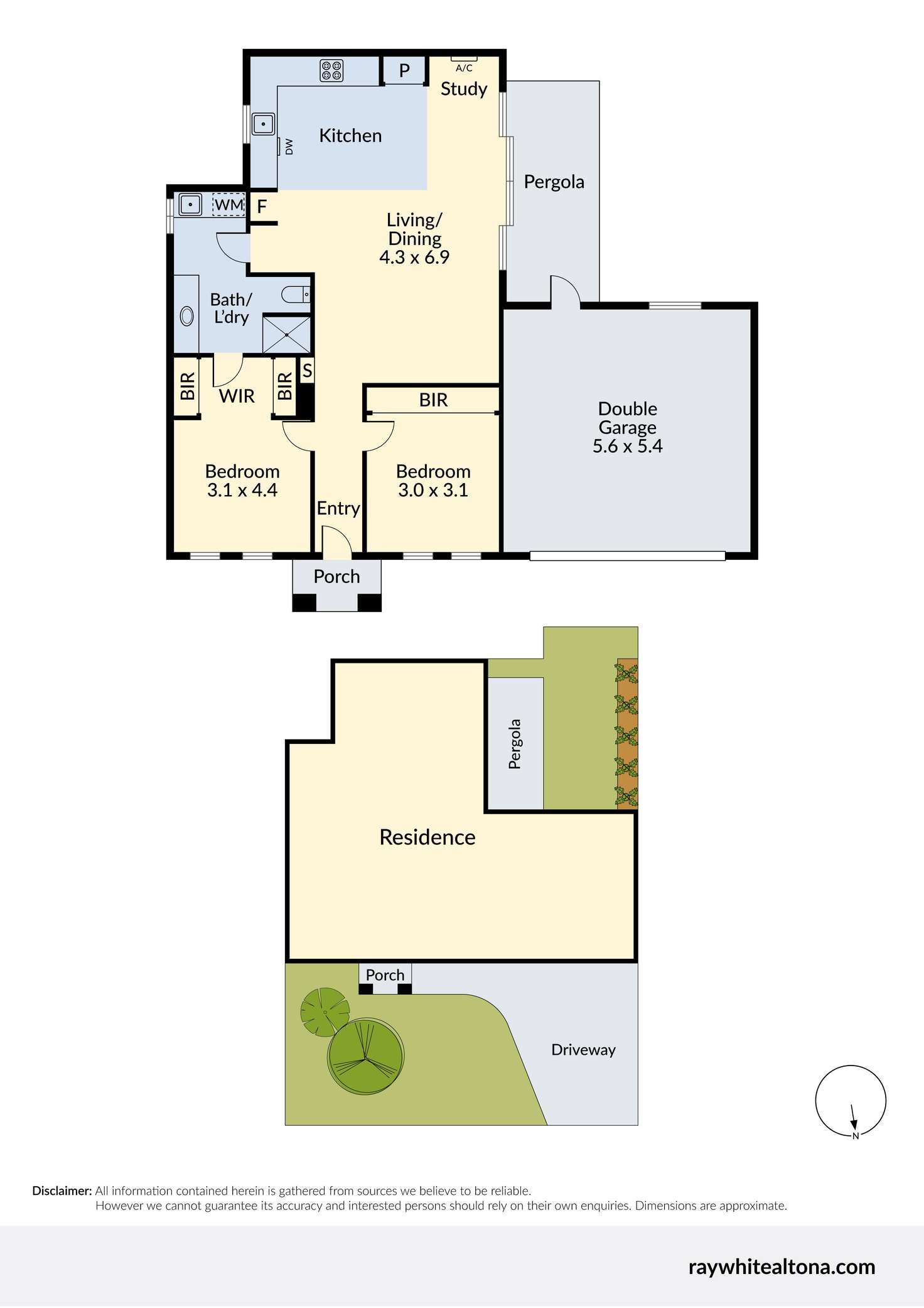 Floorplan of Homely unit listing, 1/204 Civic Parade, Altona VIC 3018