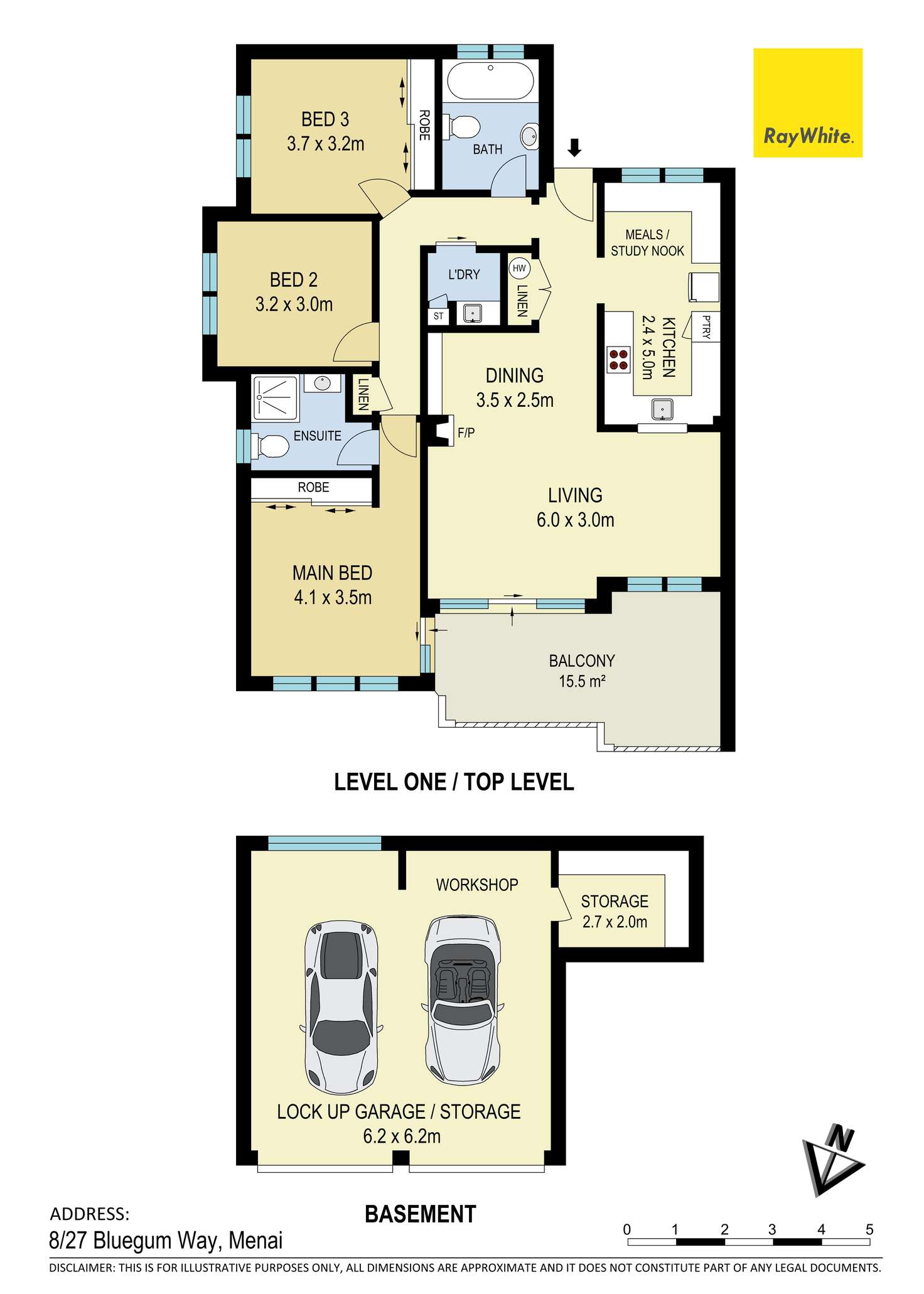 Floorplan of Homely apartment listing, 8/27 Bluegum Way, Menai NSW 2234
