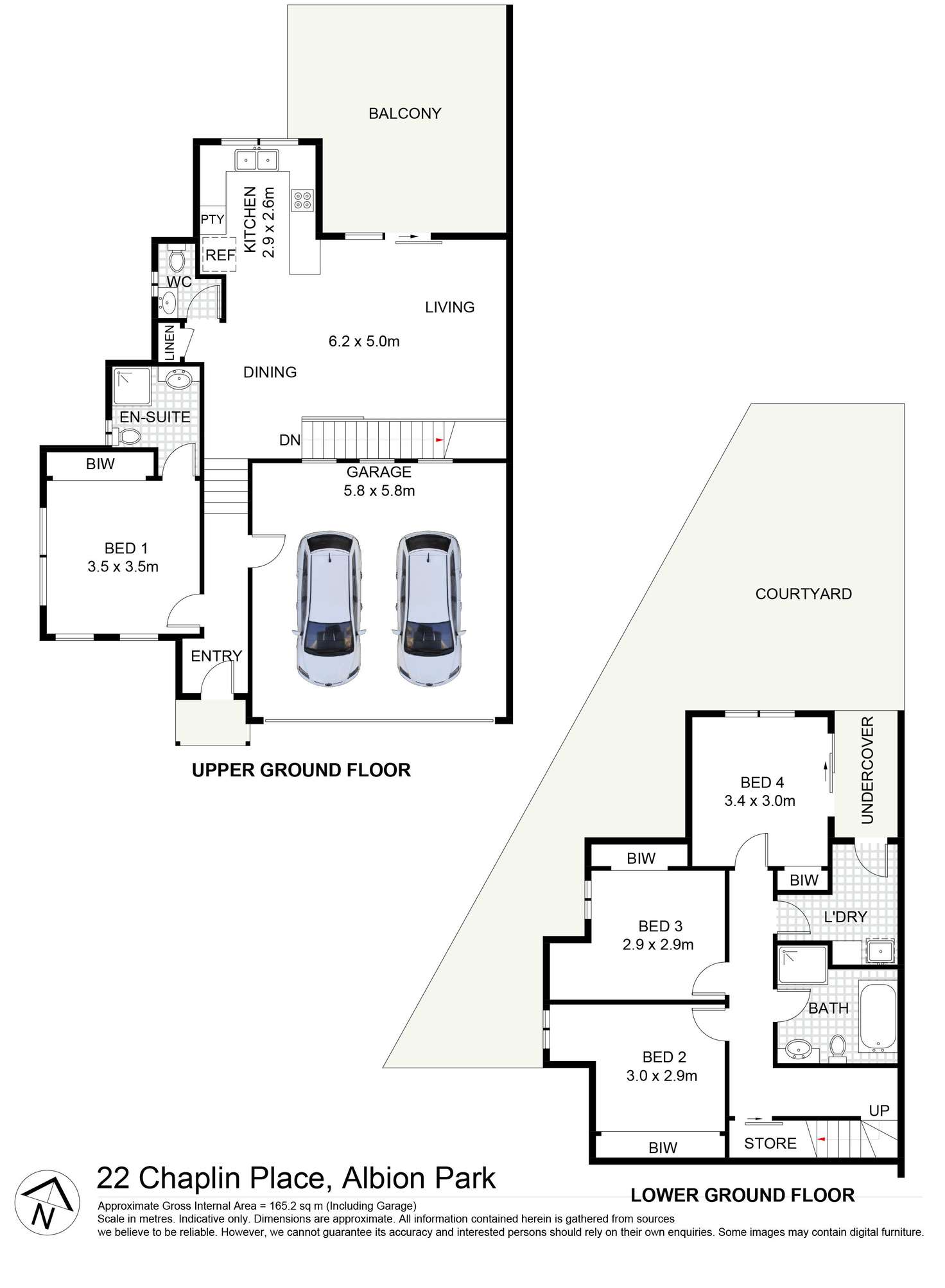 Floorplan of Homely house listing, 22 Chaplin Place, Albion Park NSW 2527