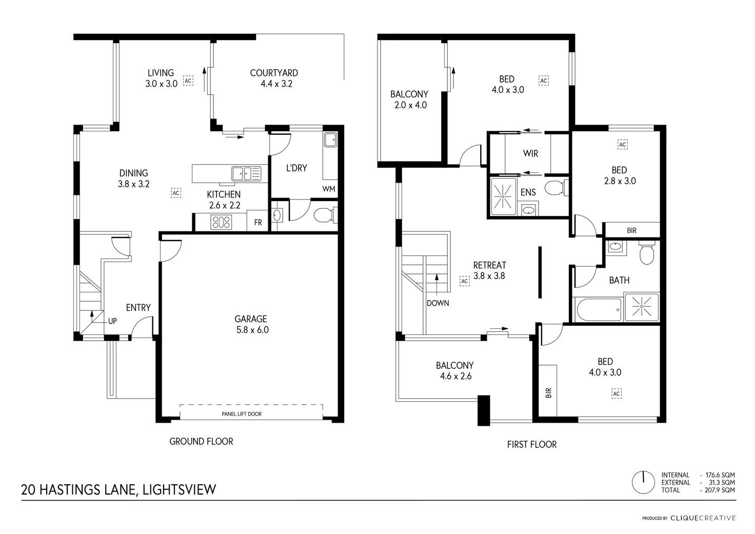 Floorplan of Homely house listing, 20 Hastings Lane, Lightsview SA 5085