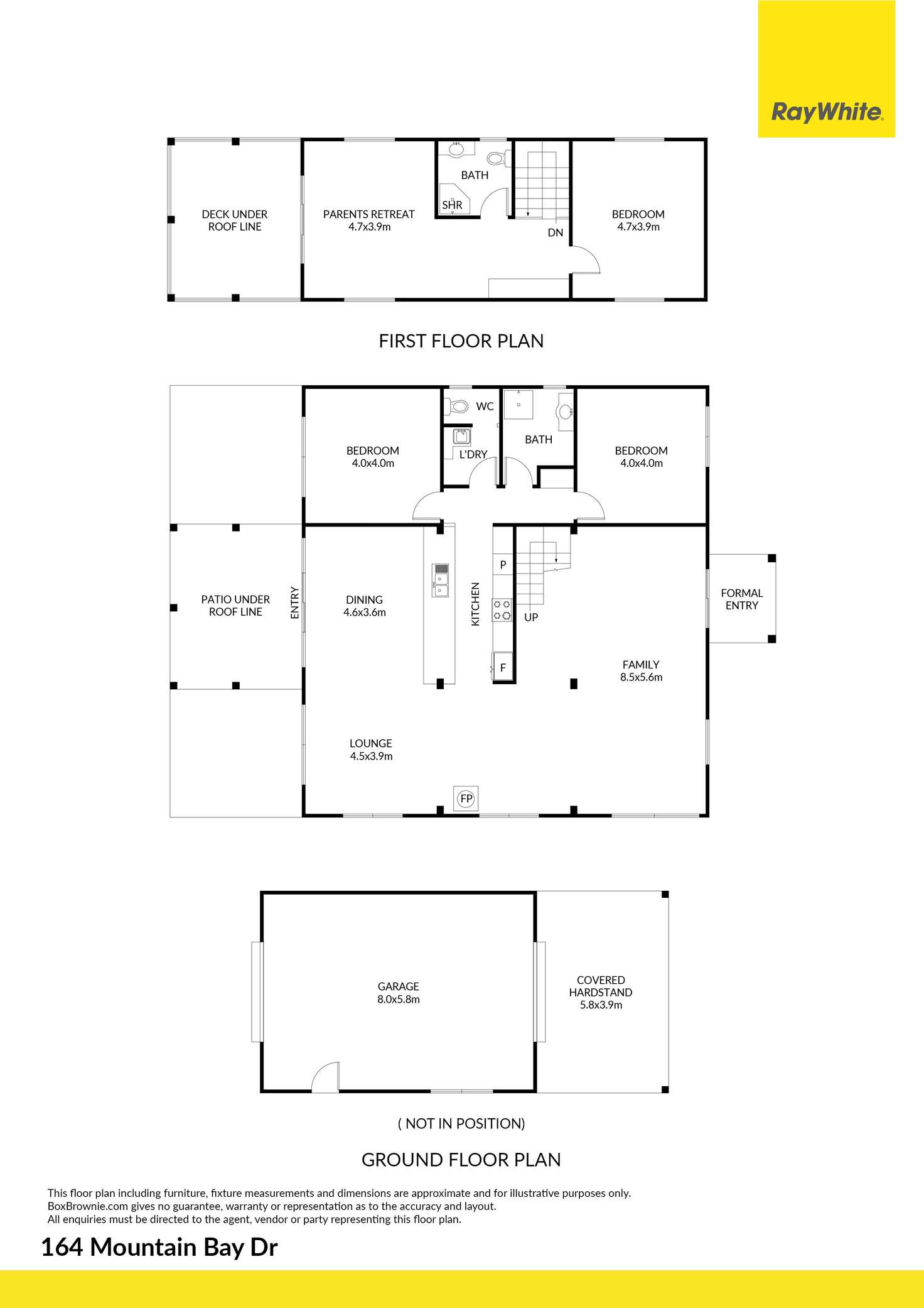 Floorplan of Homely acreageSemiRural listing, 164 Mountain Bay Drive, Mountain Bay VIC 3723