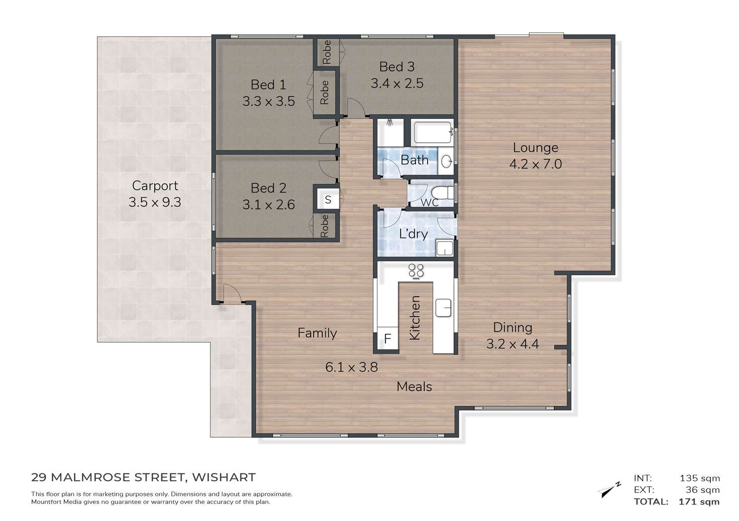 Floorplan of Homely house listing, 29 Malmrose Street, Wishart QLD 4122