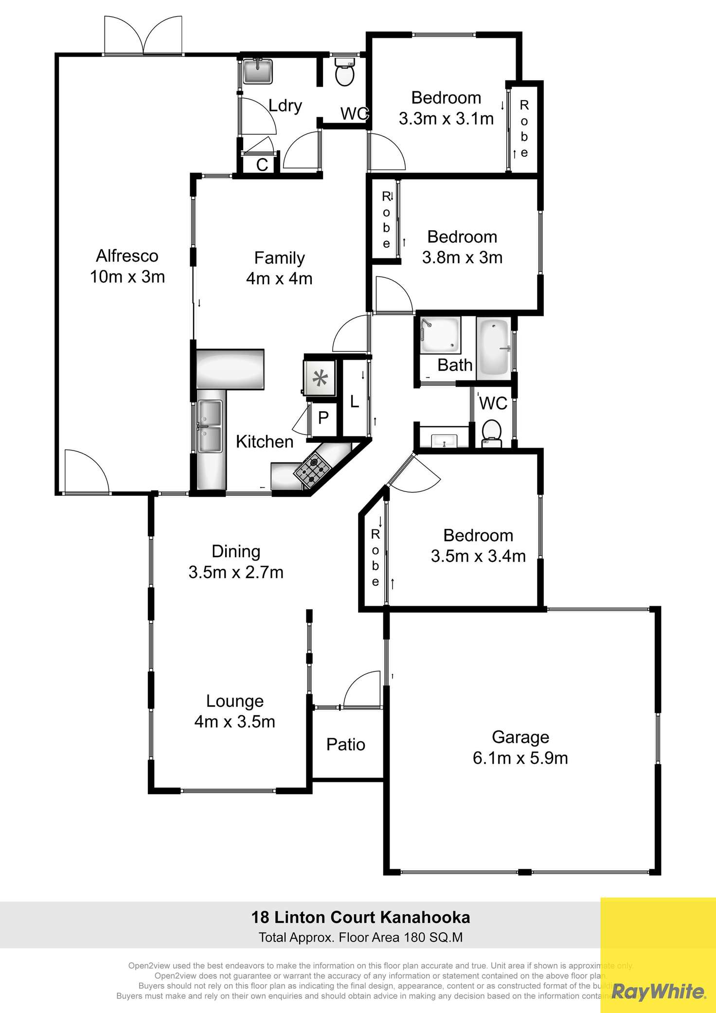 Floorplan of Homely house listing, 18 Linton Court, Kanahooka NSW 2530