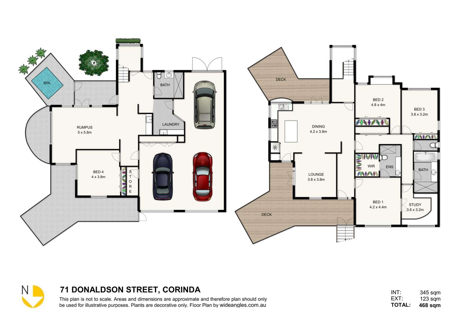 Floorplan of Homely house listing, 71 Donaldson Street, Corinda QLD 4075