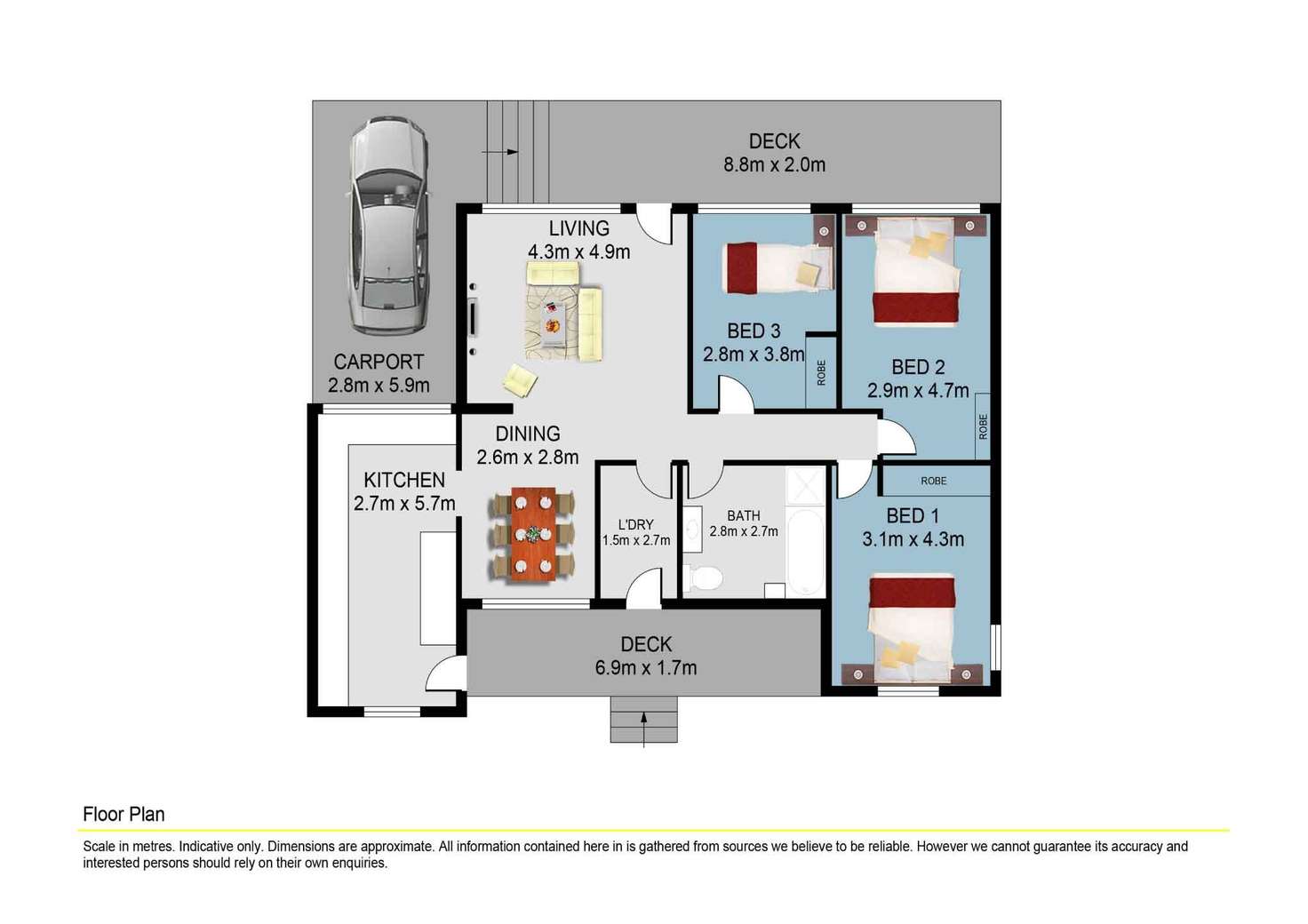 Floorplan of Homely house listing, 27 Links Drive, Raymond Terrace NSW 2324