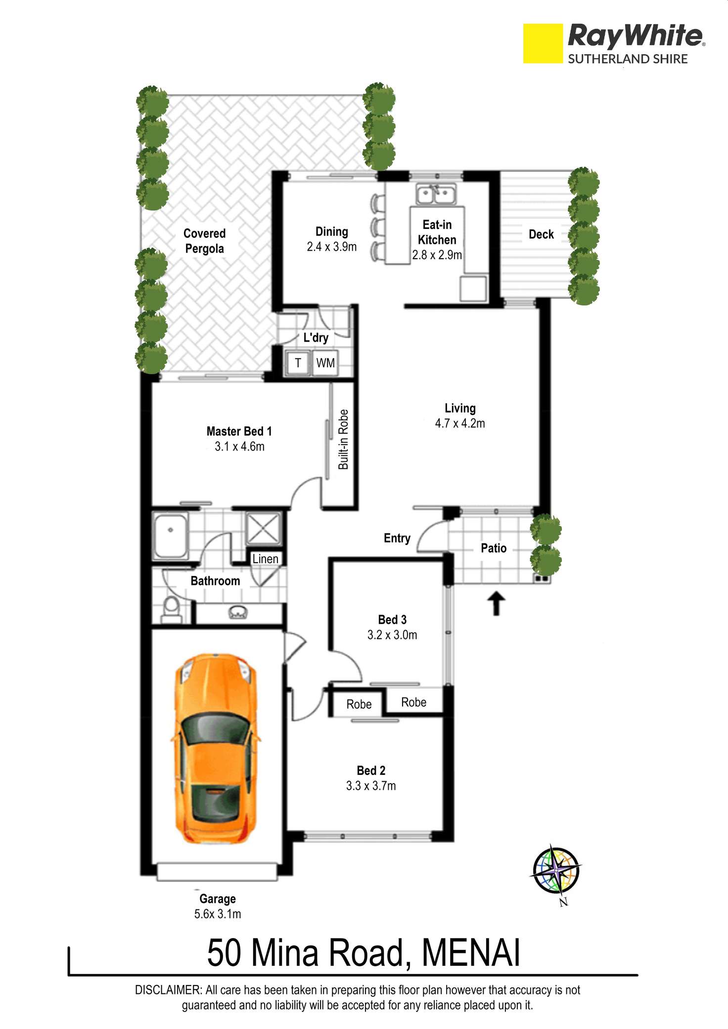 Floorplan of Homely house listing, 50 Mina Road, Menai NSW 2234