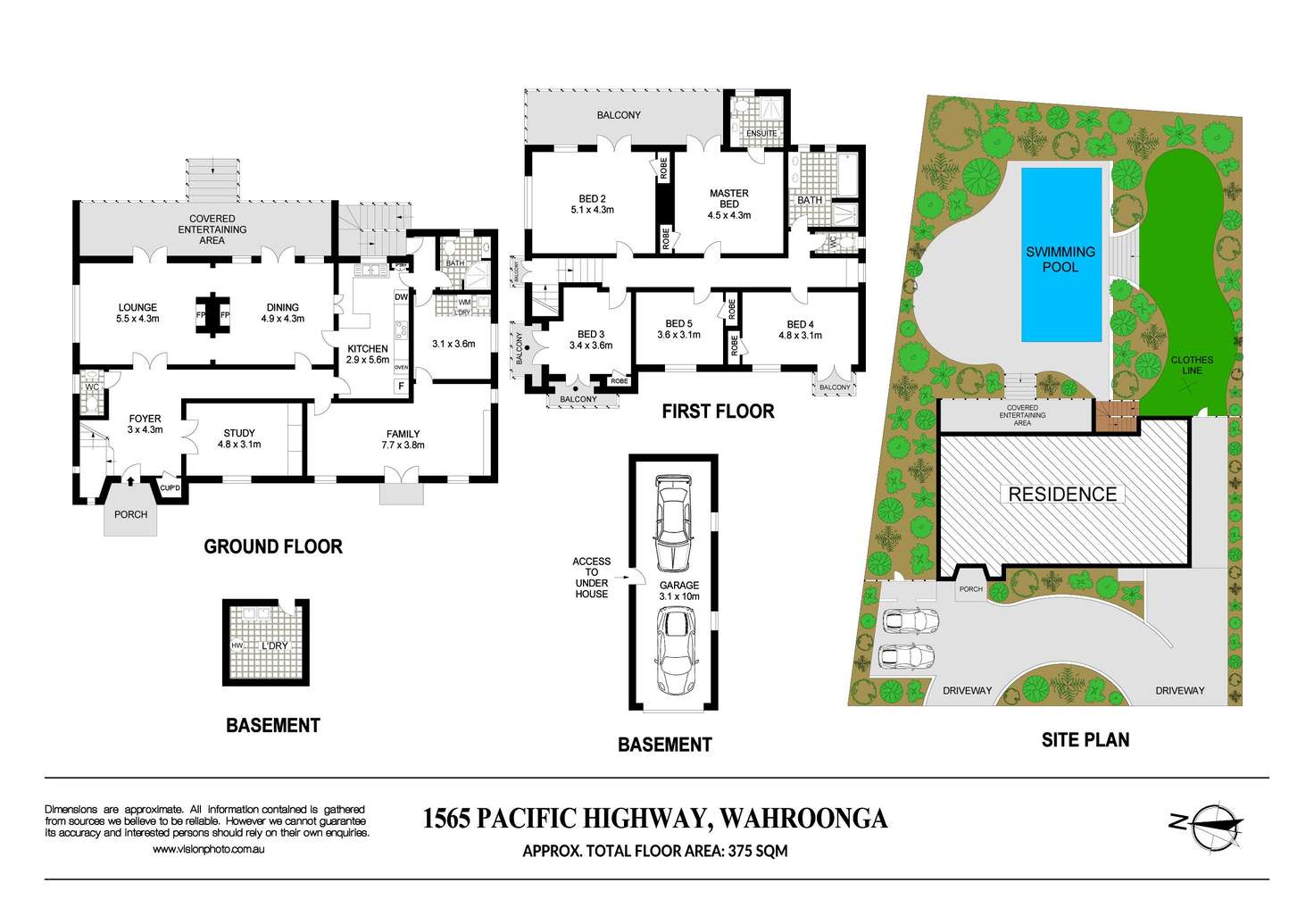 Floorplan of Homely house listing, 1565 Pacific Highway, Wahroonga NSW 2076