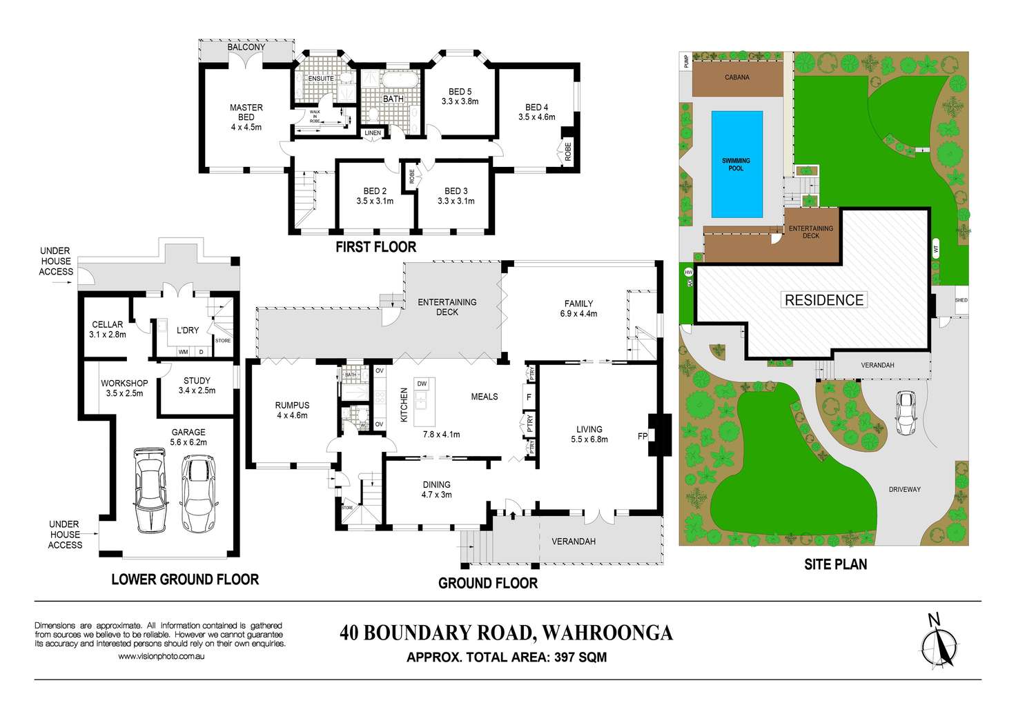 Floorplan of Homely house listing, 40 Boundary Road, Wahroonga NSW 2076