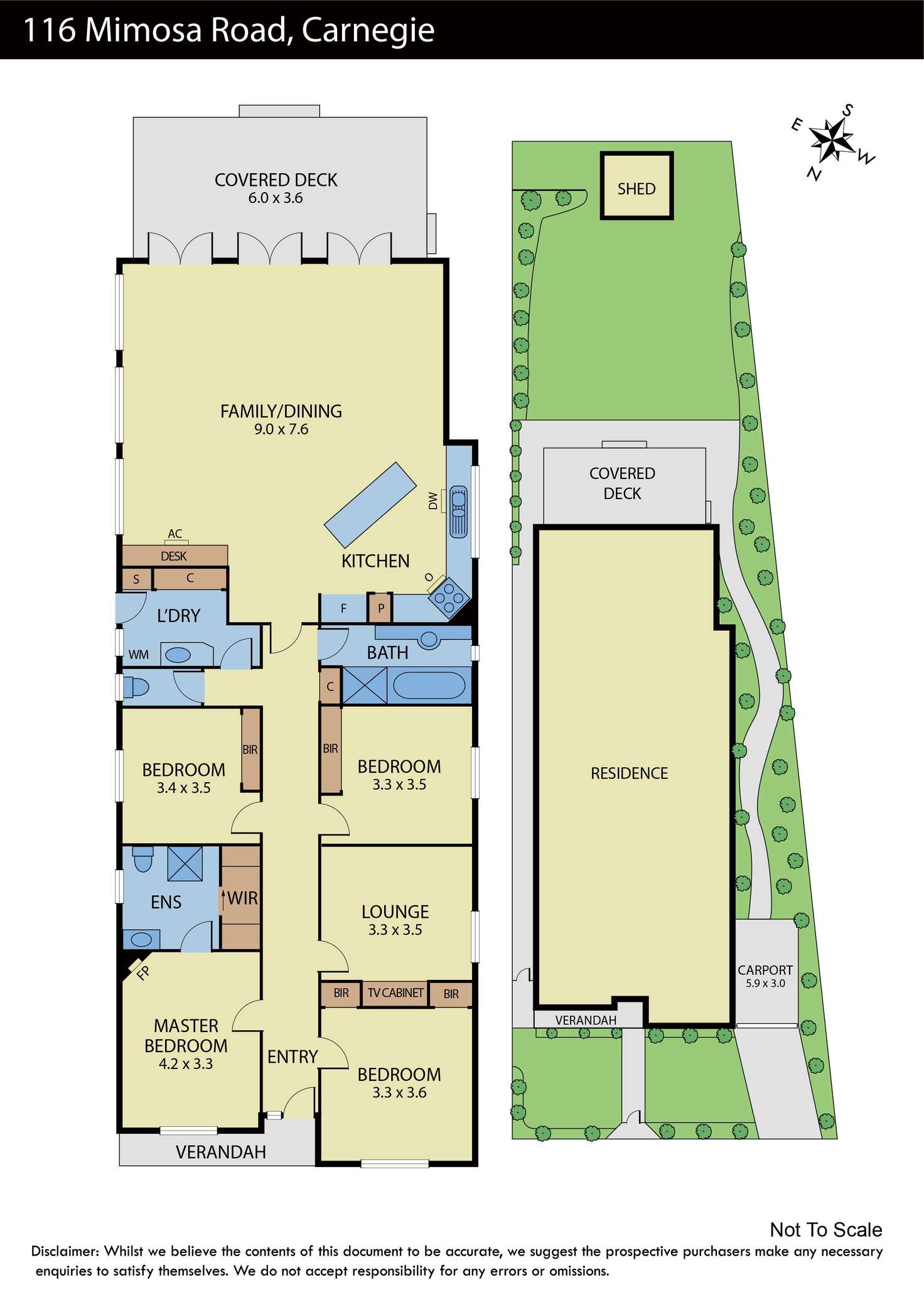 Floorplan of Homely house listing, 116 Mimosa Road, Carnegie VIC 3163
