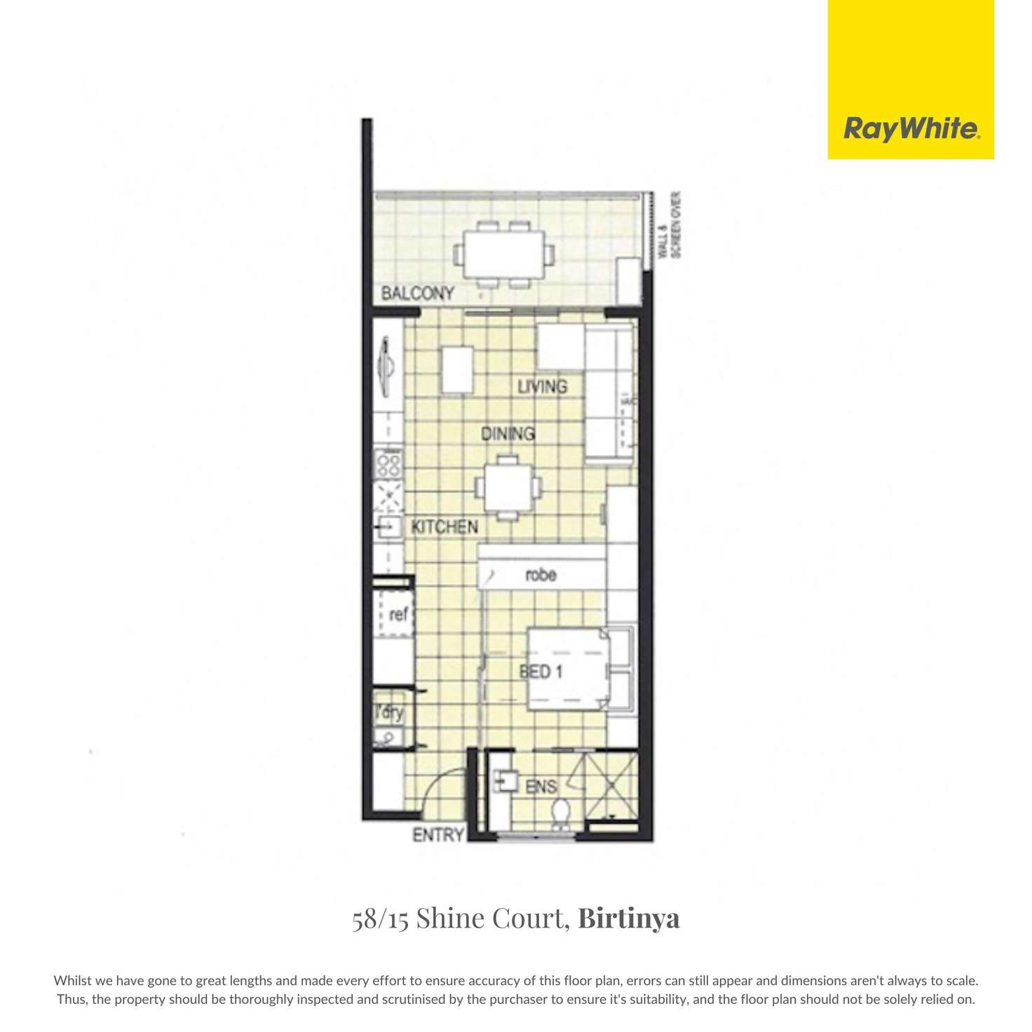 Floorplan of Homely unit listing, 58/15 Shine Court, Birtinya QLD 4575
