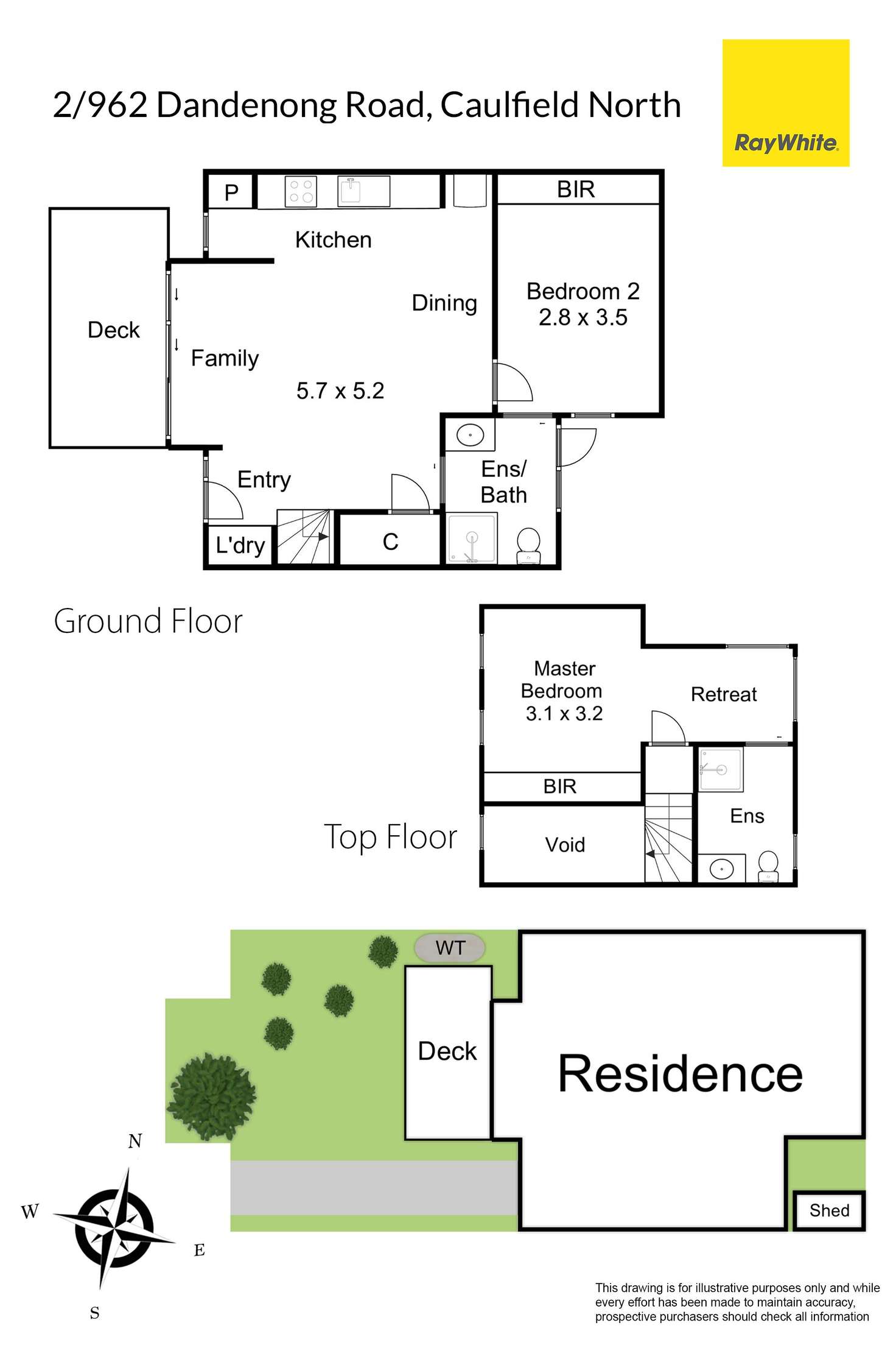 Floorplan of Homely unit listing, 2/962 Dandenong Road, Caulfield East VIC 3145