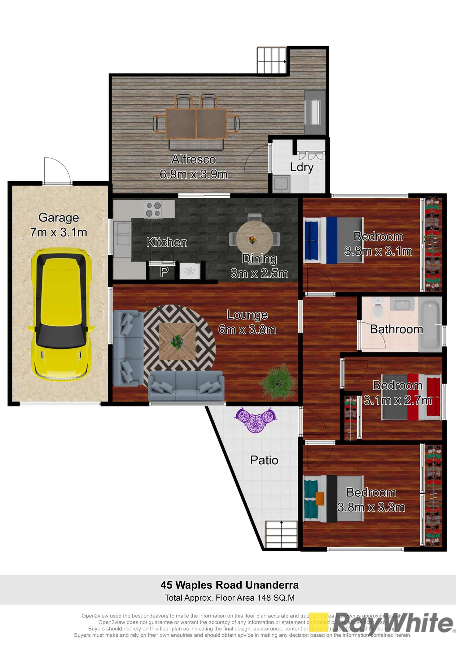 Floorplan of Homely house listing, 45 Waples Road, Unanderra NSW 2526