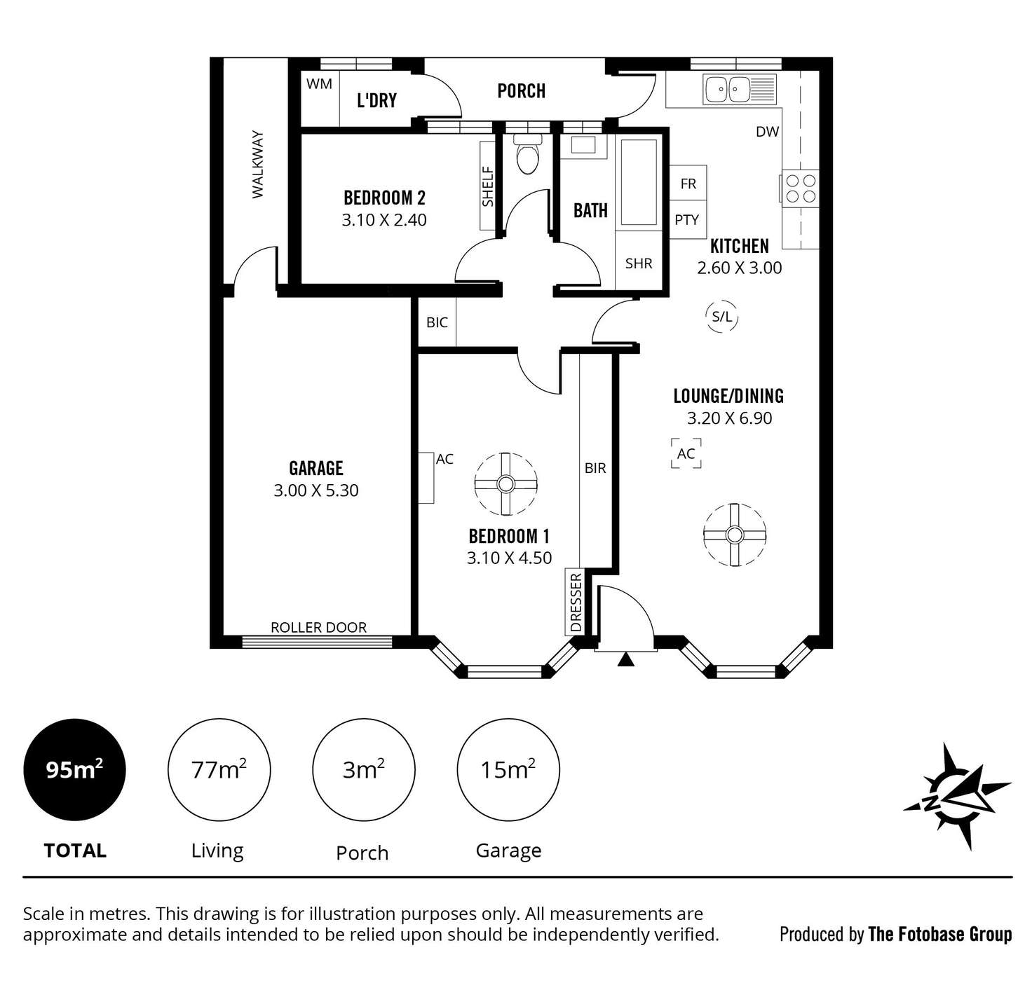 Floorplan of Homely unit listing, 3/25 Sandford Street, Kensington Gardens SA 5068