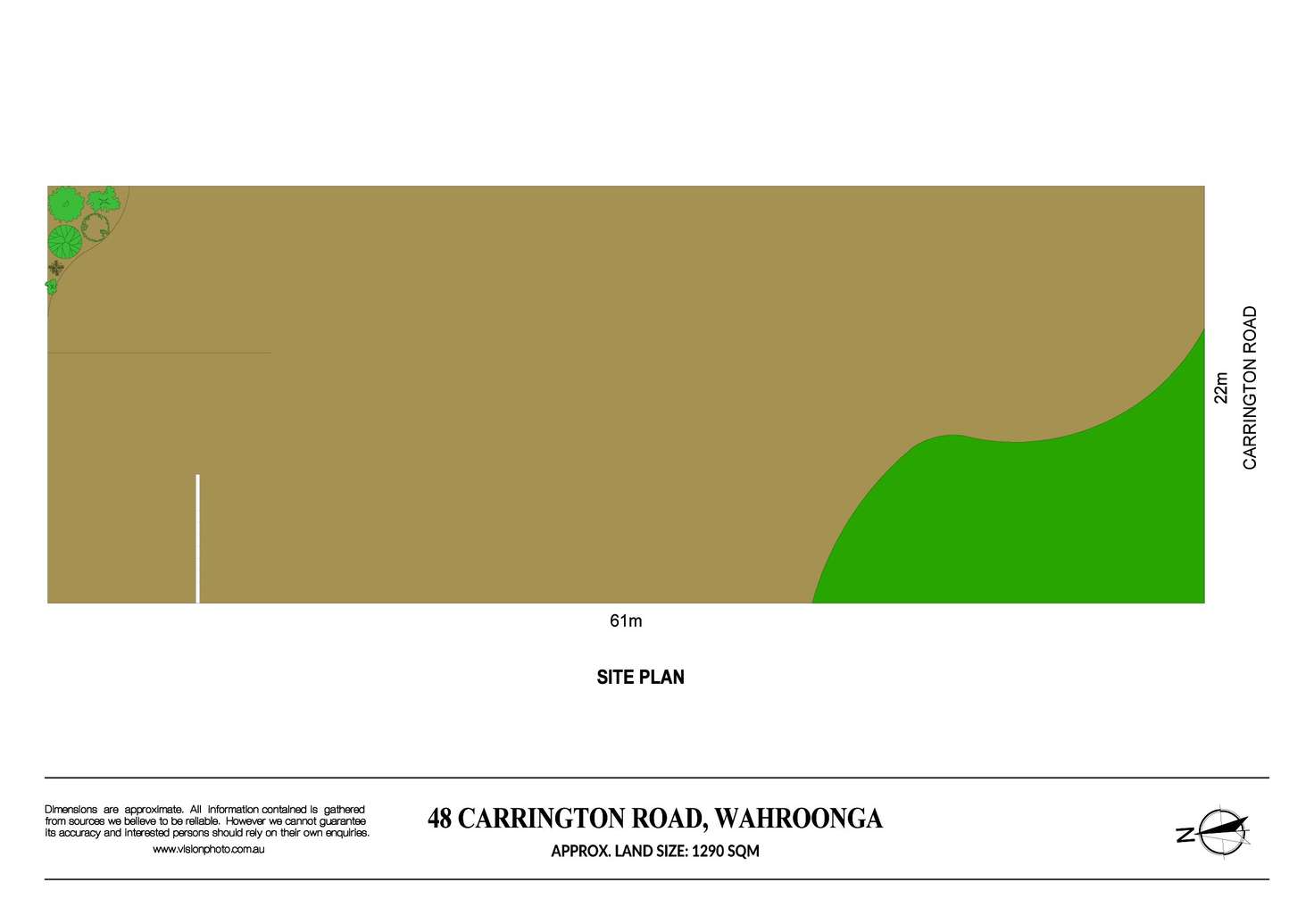 Floorplan of Homely residentialLand listing, 48 Carrington Road, Wahroonga NSW 2076