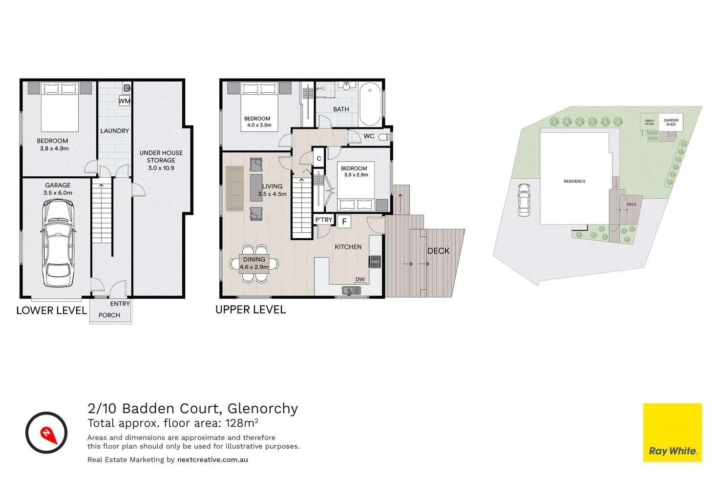 Floorplan of Homely house listing, 2/10 Badden Court, Glenorchy TAS 7010