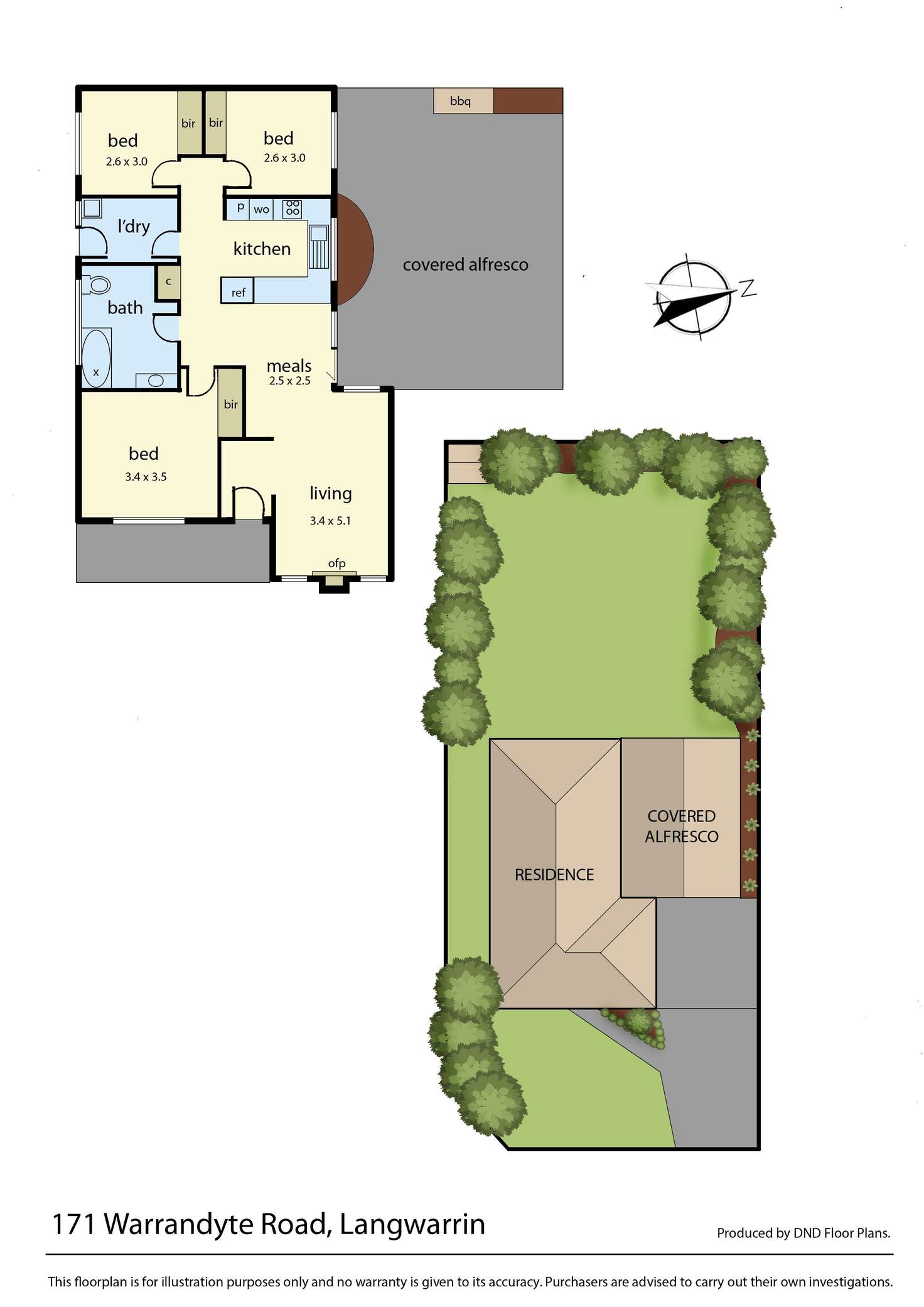 Floorplan of Homely house listing, 171 Warrandyte Road, Langwarrin VIC 3910