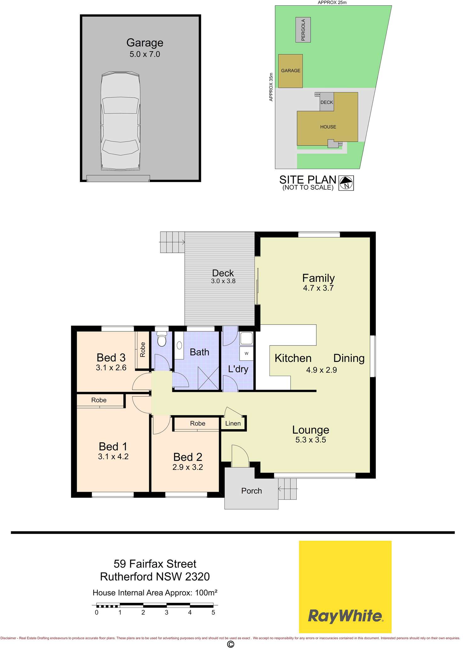 Floorplan of Homely house listing, 59 Fairfax Street, Rutherford NSW 2320