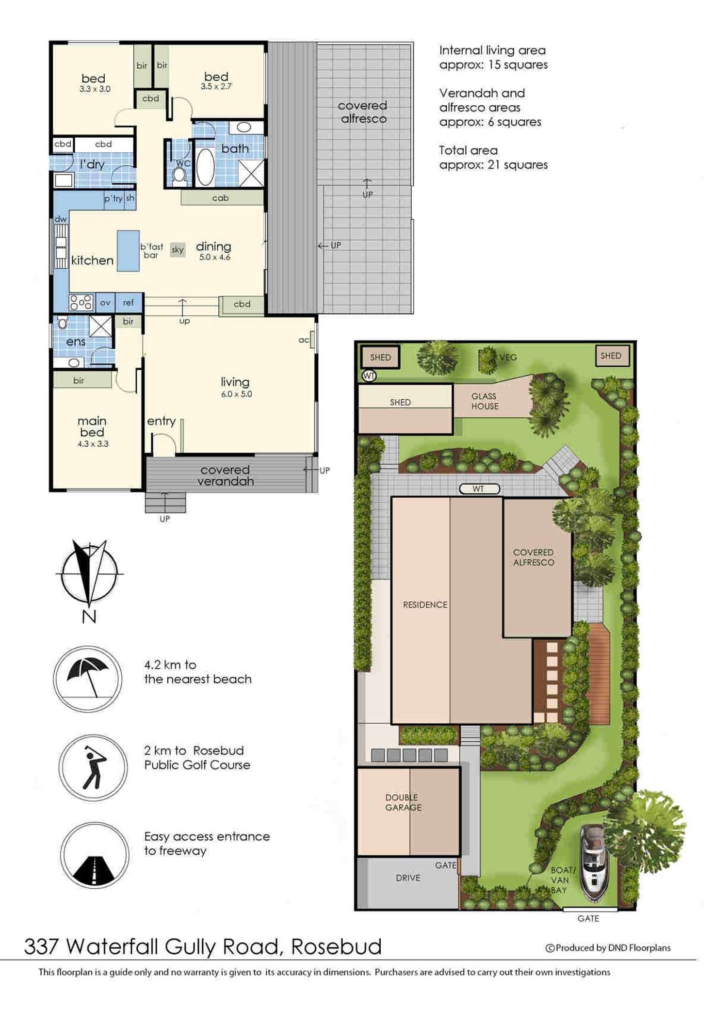 Floorplan of Homely house listing, 337 Waterfall Gully Road, Rosebud VIC 3939