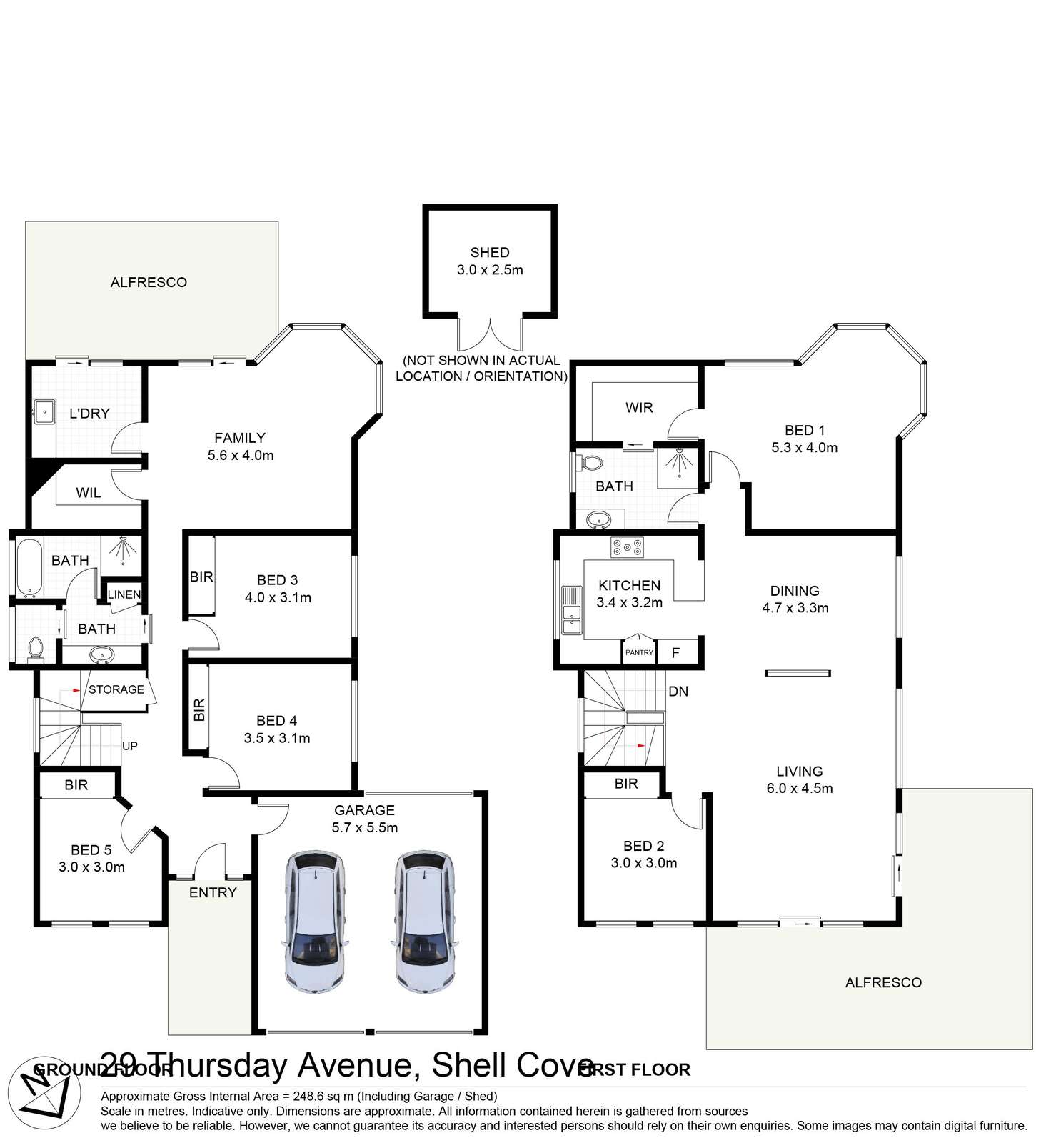 Floorplan of Homely house listing, 29 Thursday Avenue, Shell Cove NSW 2529