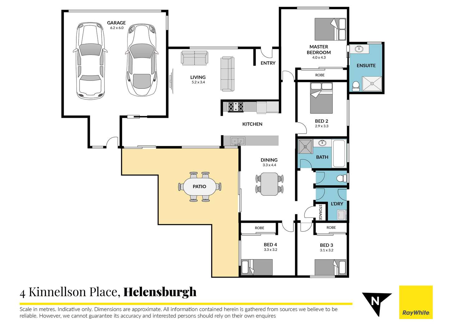 Floorplan of Homely house listing, 4 Kinnellson Place, Helensburgh NSW 2508