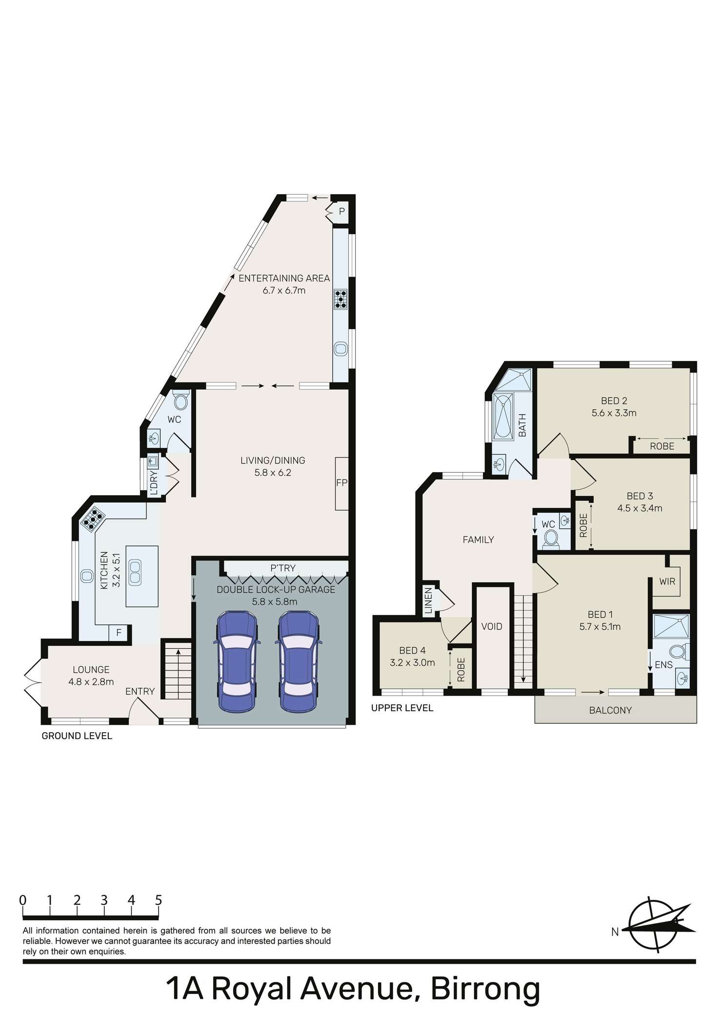 Floorplan of Homely house listing, 1A Royal Avenue, Birrong NSW 2143