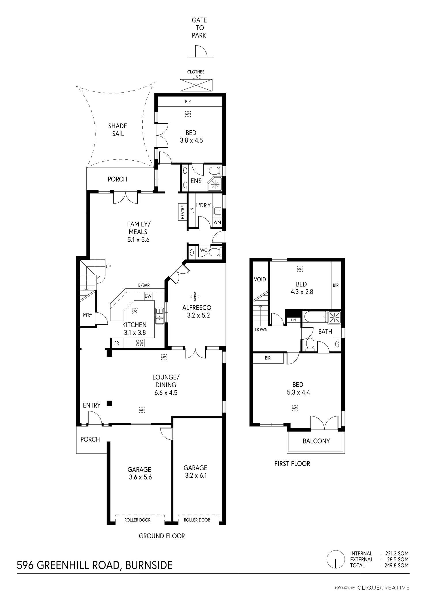 Floorplan of Homely house listing, 596 Greenhill Road, Burnside SA 5066