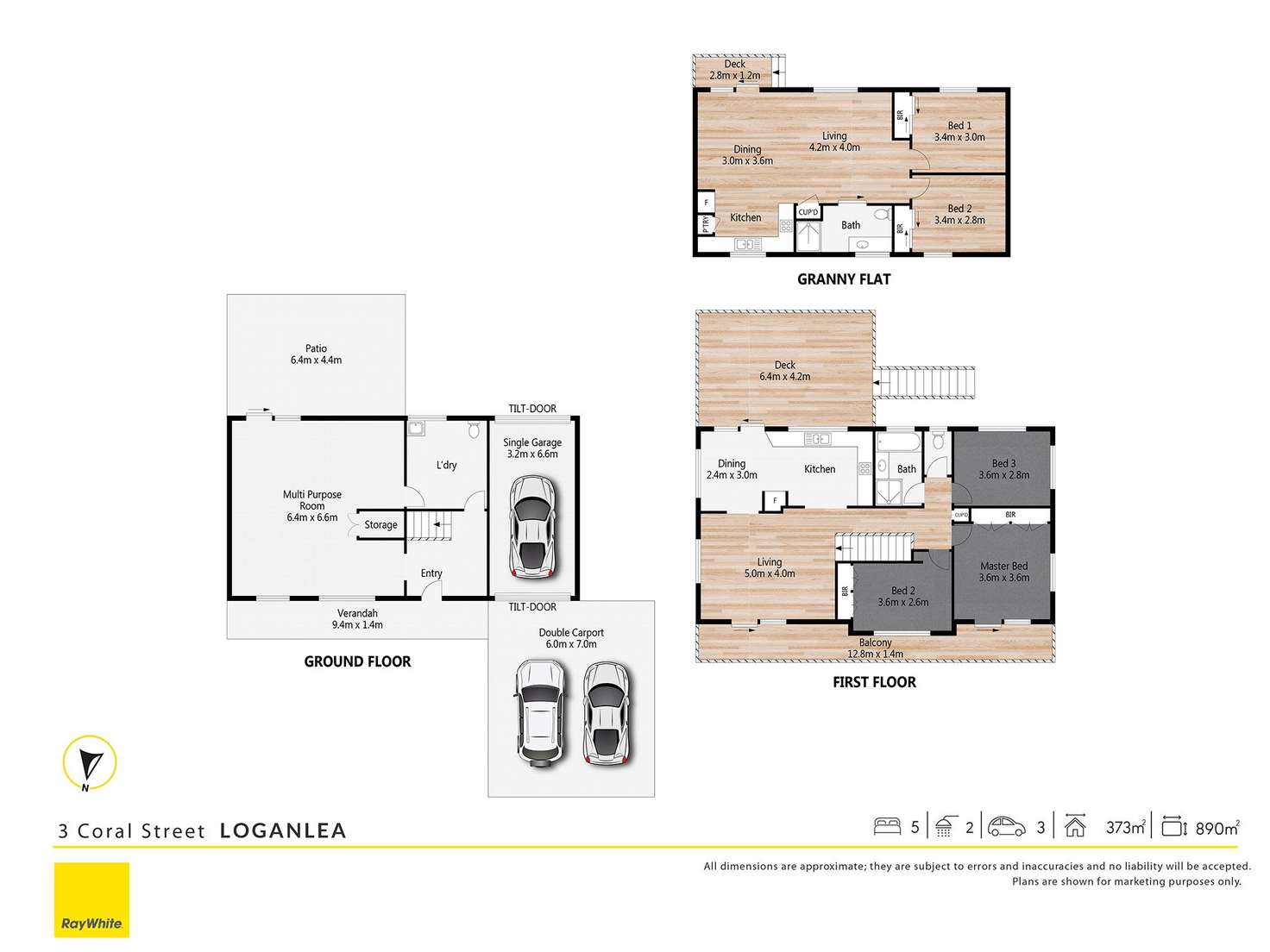 Floorplan of Homely house listing, 3 Coral Street, Loganlea QLD 4131