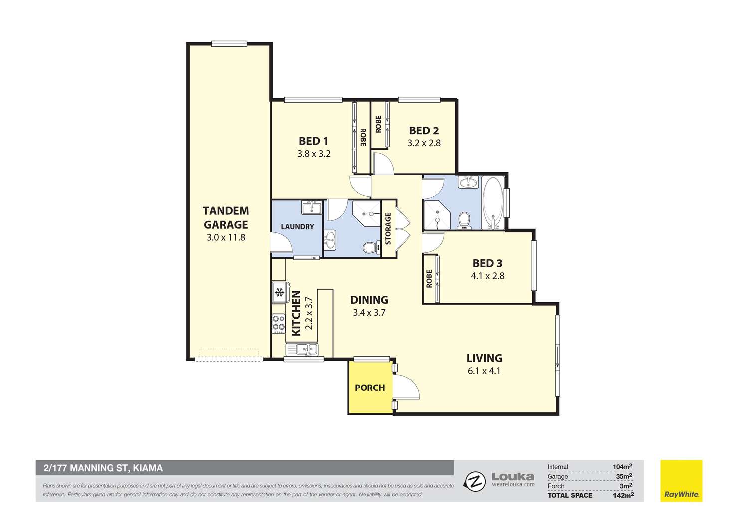 Floorplan of Homely villa listing, 2/177 Manning Street, Kiama NSW 2533
