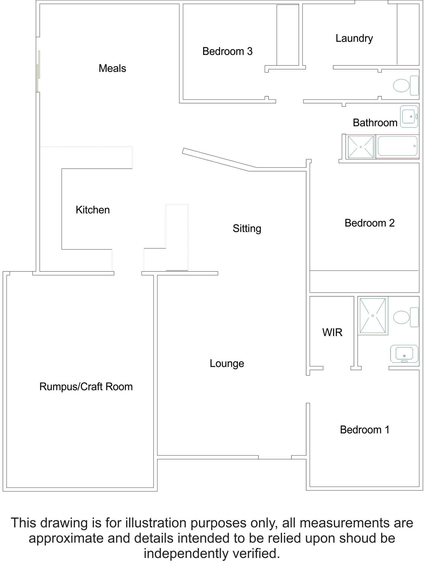 Floorplan of Homely house listing, 5 Henstridge Street, Keith SA 5267