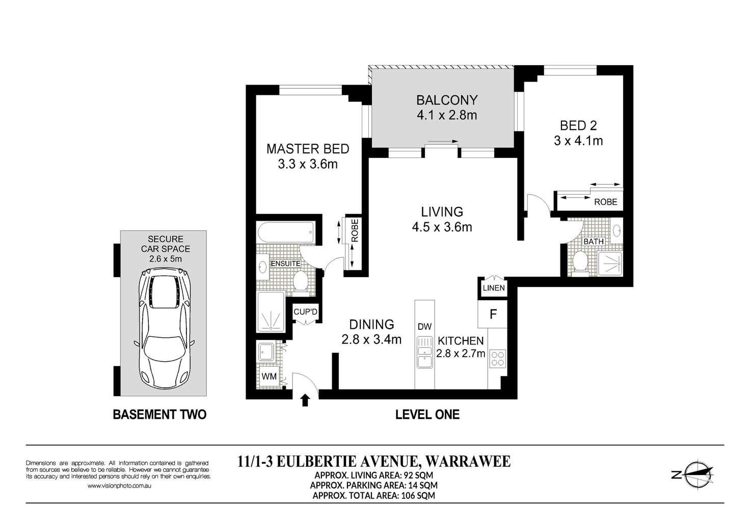 Floorplan of Homely apartment listing, 11/1-3 Eulbertie Avenue, Warrawee NSW 2074