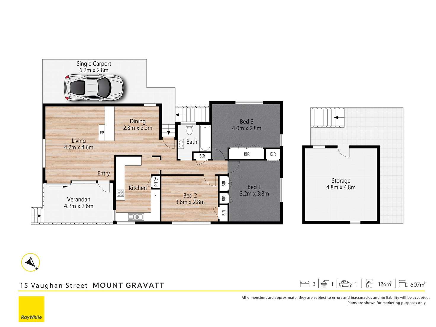 Floorplan of Homely house listing, 15 Vaughan Street, Mount Gravatt QLD 4122