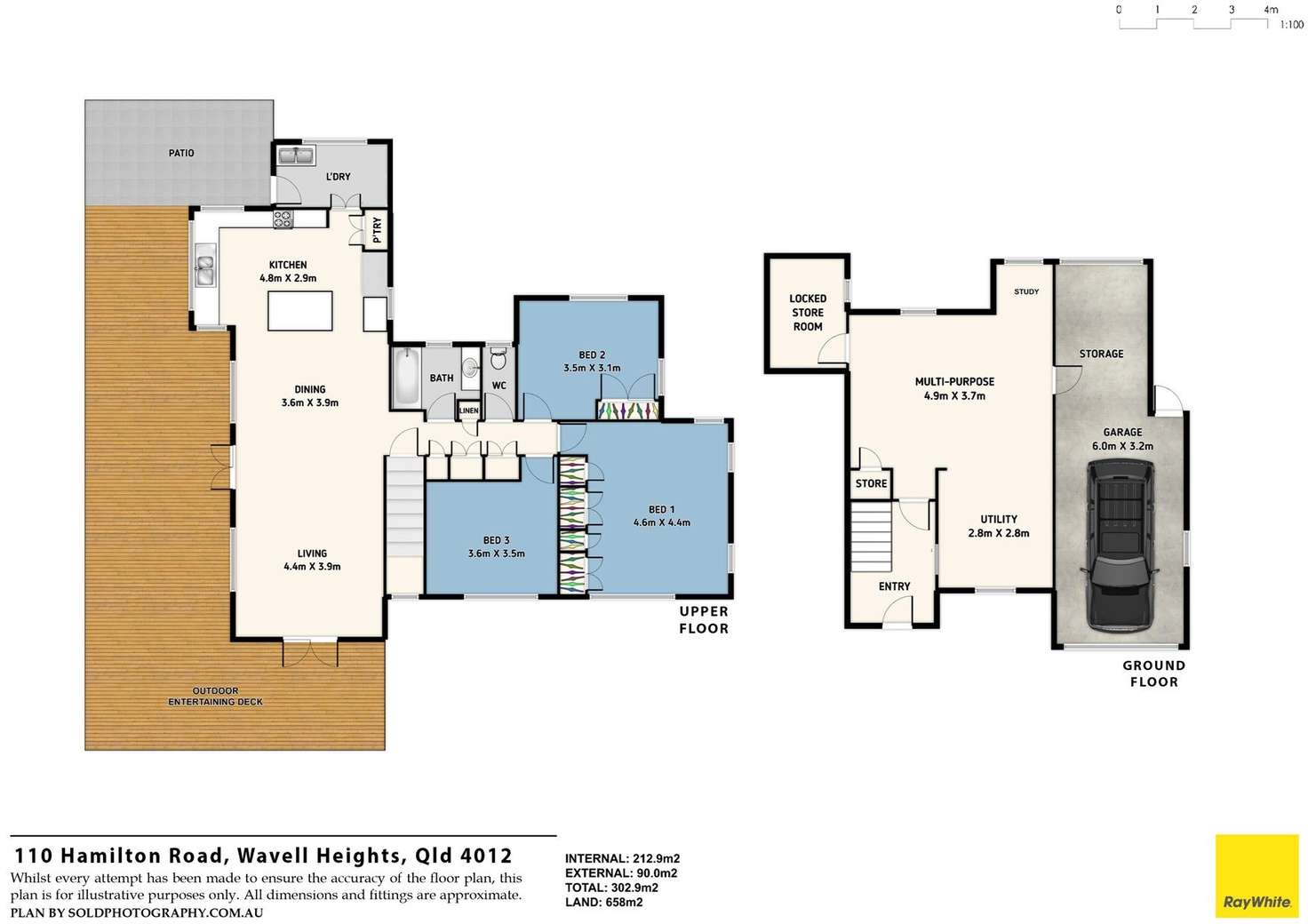Floorplan of Homely house listing, 110 Hamilton Road, Wavell Heights QLD 4012