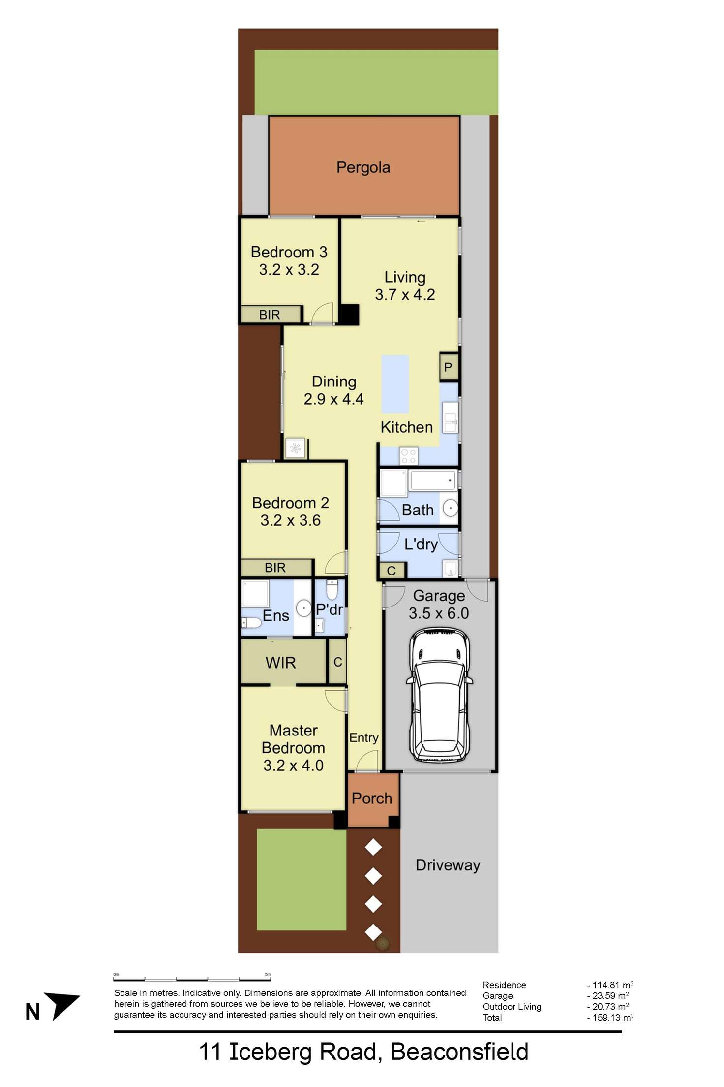 Floorplan of Homely house listing, 11 Iceberg Road, Beaconsfield VIC 3807