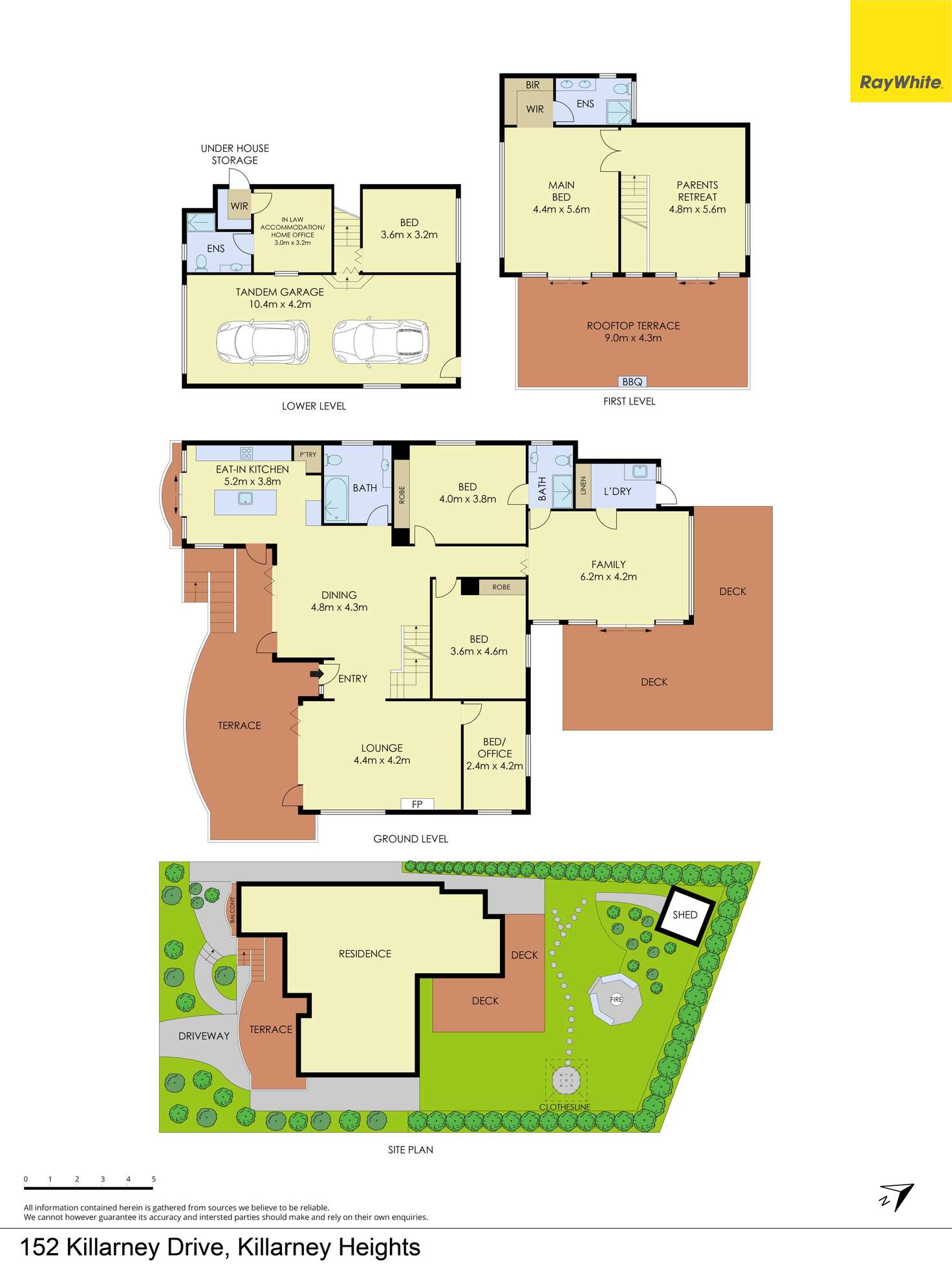 Floorplan of Homely house listing, 152 Killarney Drive, Killarney Heights NSW 2087