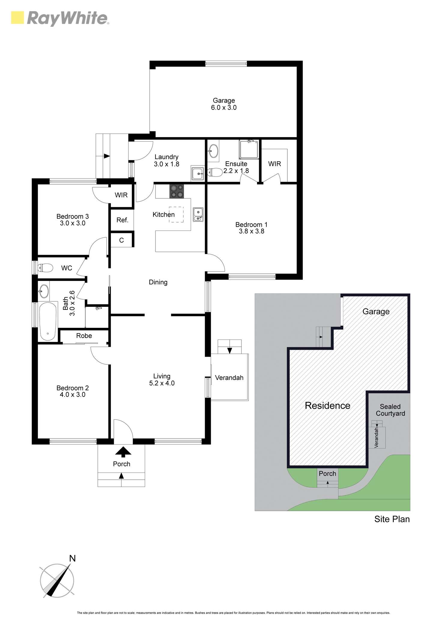 Floorplan of Homely unit listing, 1/9 Harlington Street, Clayton VIC 3168