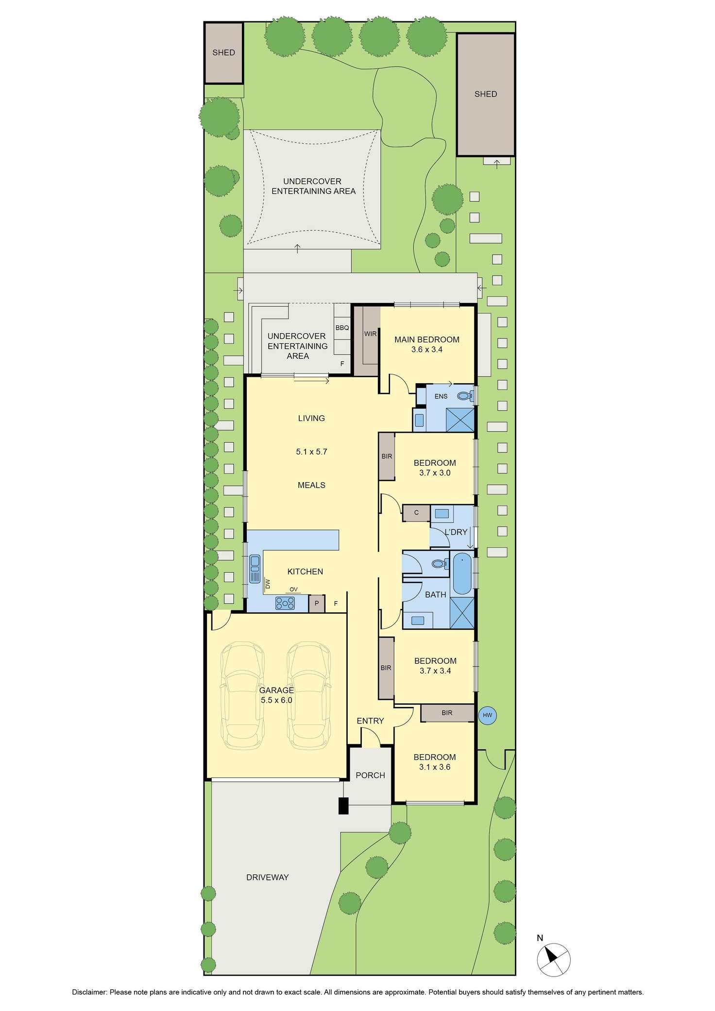 Floorplan of Homely house listing, 6 Samos Drive, Greenvale VIC 3059