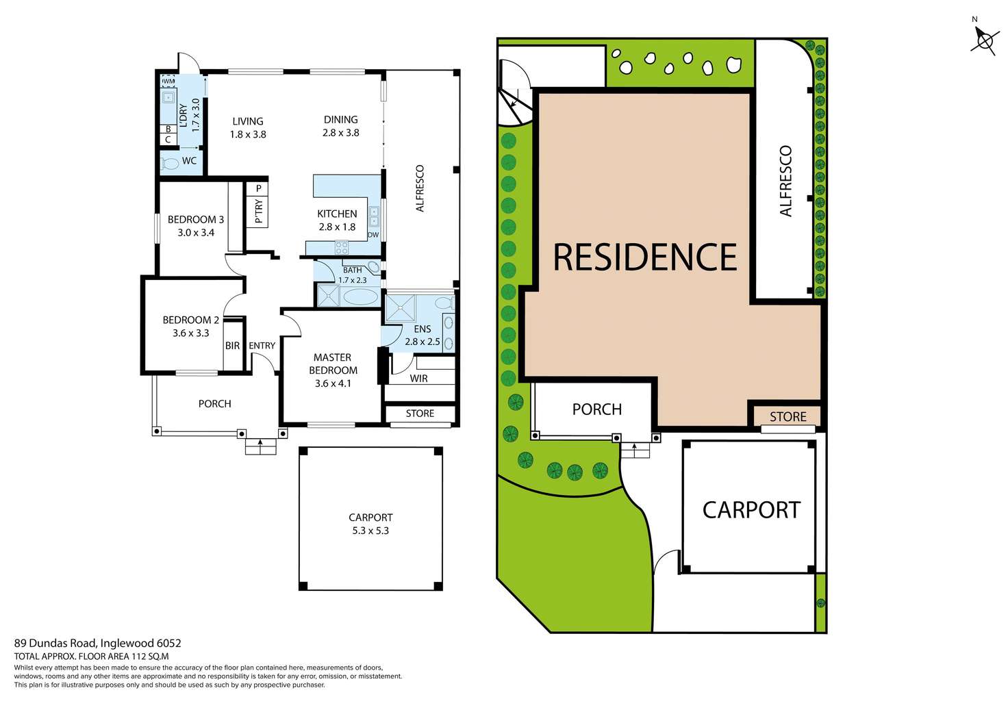 Floorplan of Homely house listing, 89 Dundas Road, Inglewood WA 6052