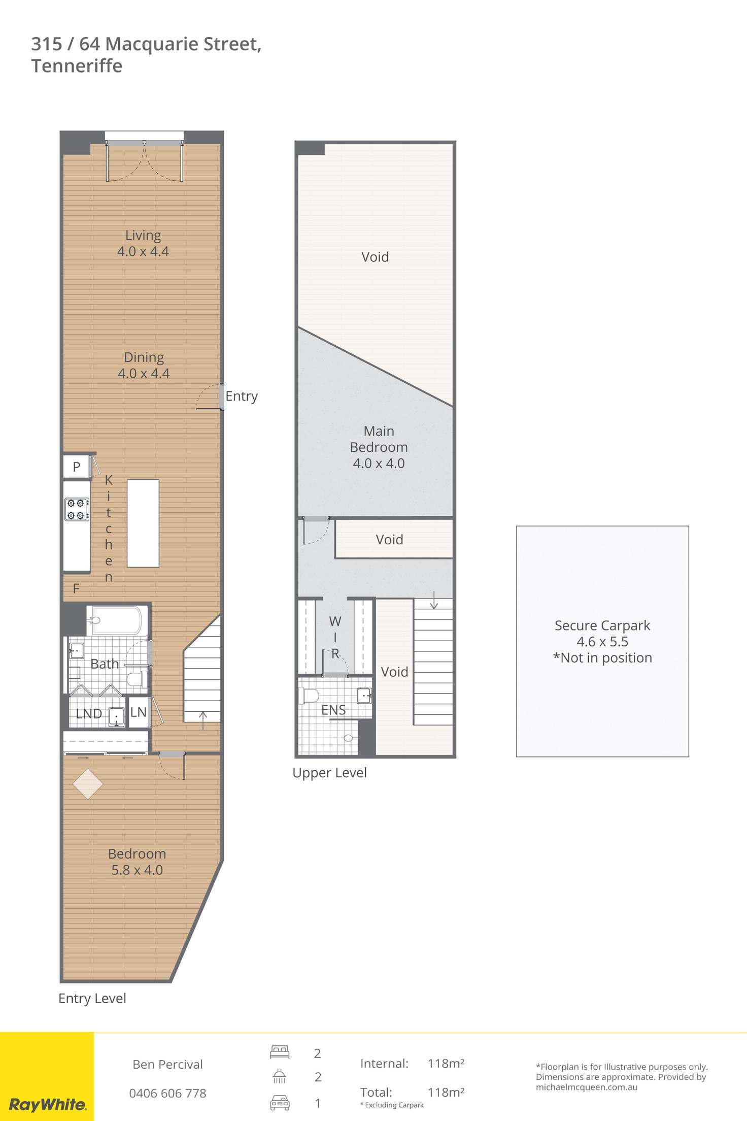 Floorplan of Homely apartment listing, 315/64 Macquarie Street, Teneriffe QLD 4005