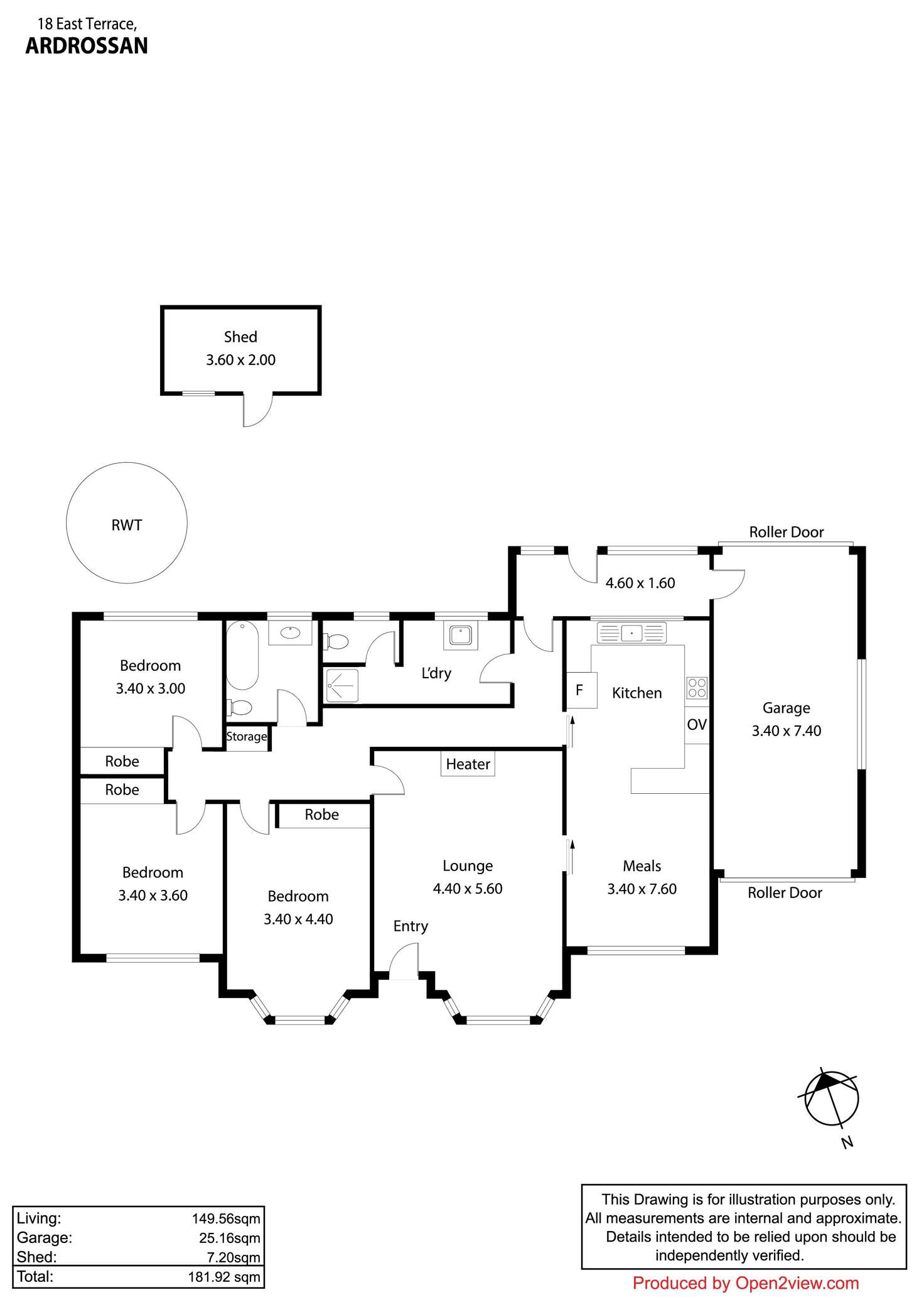 Floorplan of Homely house listing, 18 East Terrace, Ardrossan SA 5571