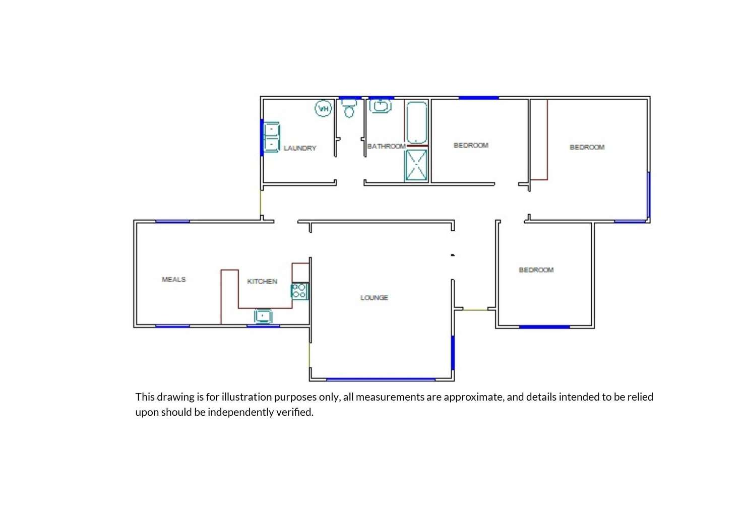 Floorplan of Homely house listing, 113 Park Terrace, Bordertown SA 5268