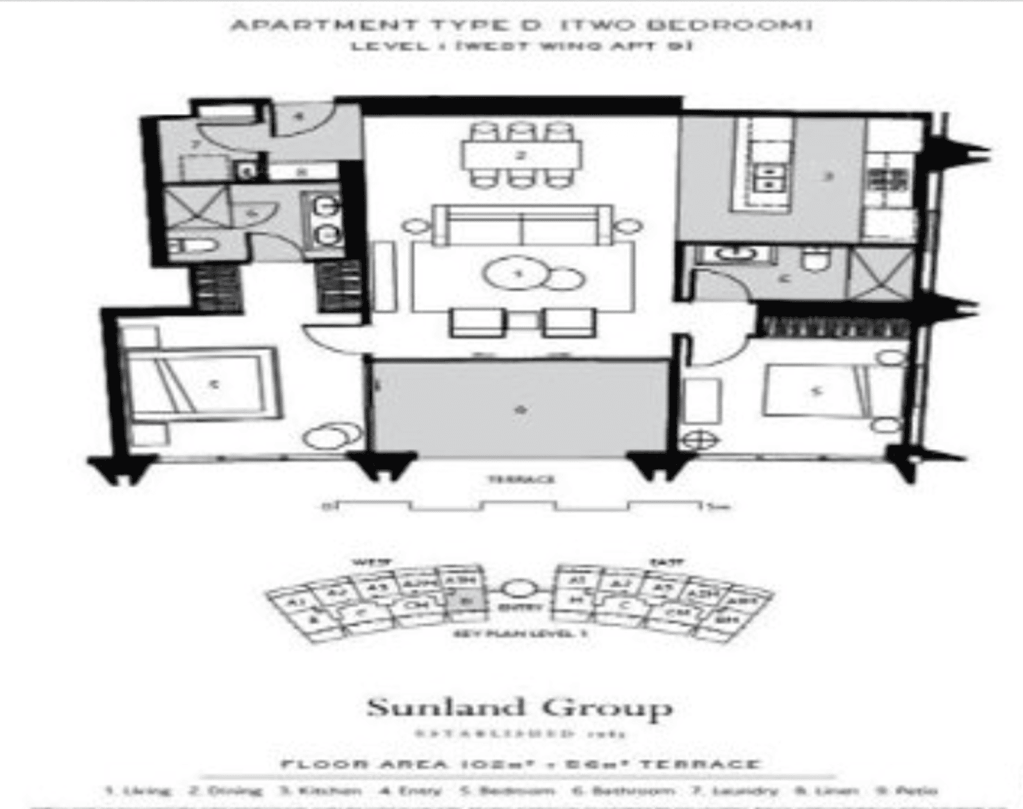 Floorplan of Homely apartment listing, 101W/1 Marina Drive, Benowa QLD 4217