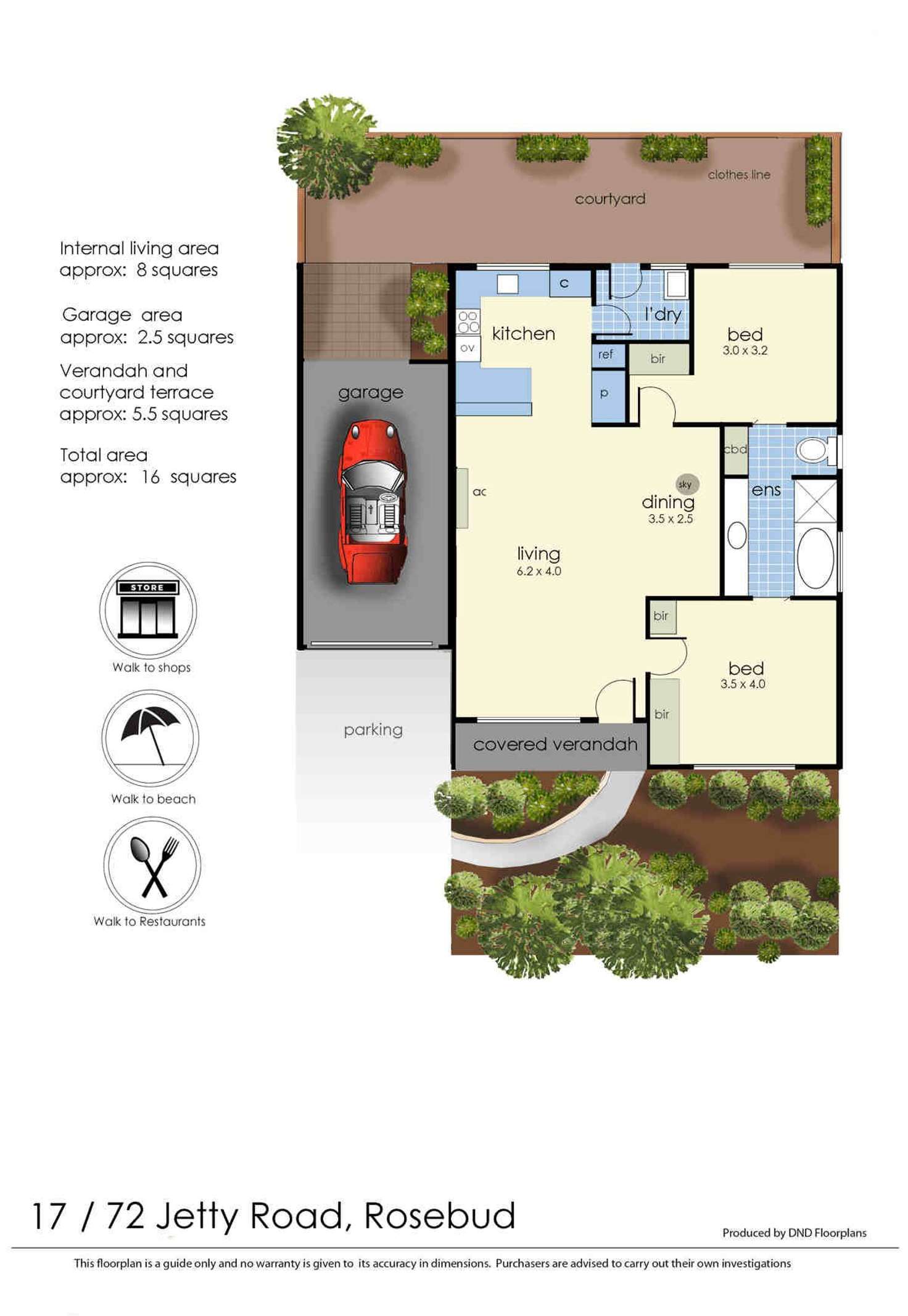 Floorplan of Homely house listing, 17/72 Jetty Road, Rosebud VIC 3939