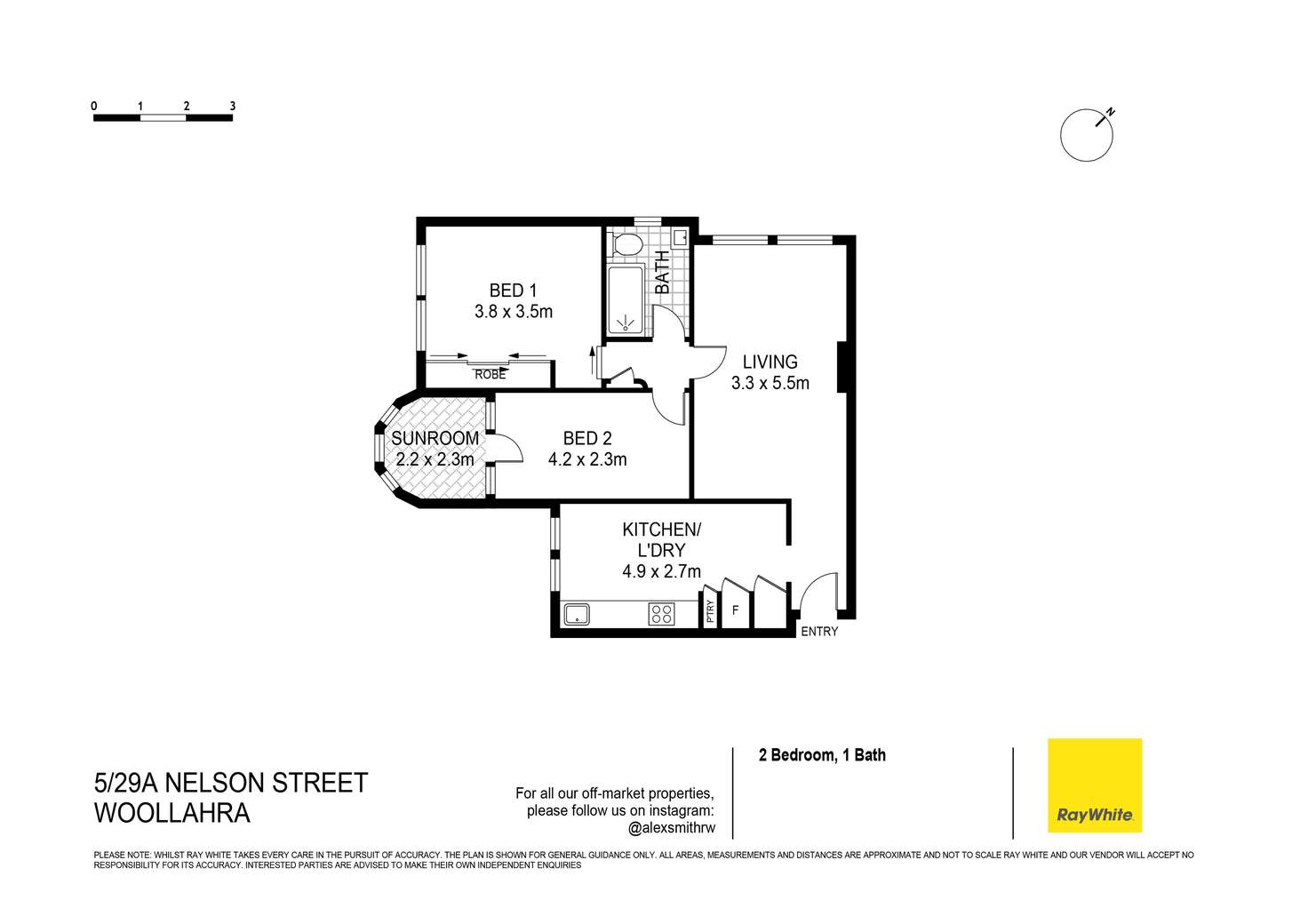 Floorplan of Homely apartment listing, 5/29A Nelson Street, Woollahra NSW 2025