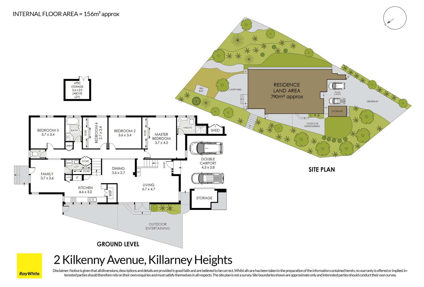 Floorplan of Homely house listing, 2 Kilkenny Avenue, Killarney Heights NSW 2087