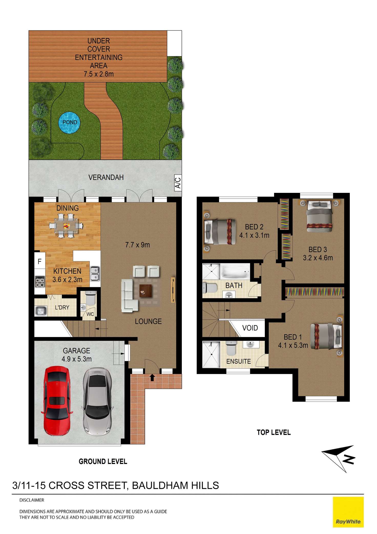 Floorplan of Homely house listing, 3/11-15 Cross Street, Baulkham Hills NSW 2153