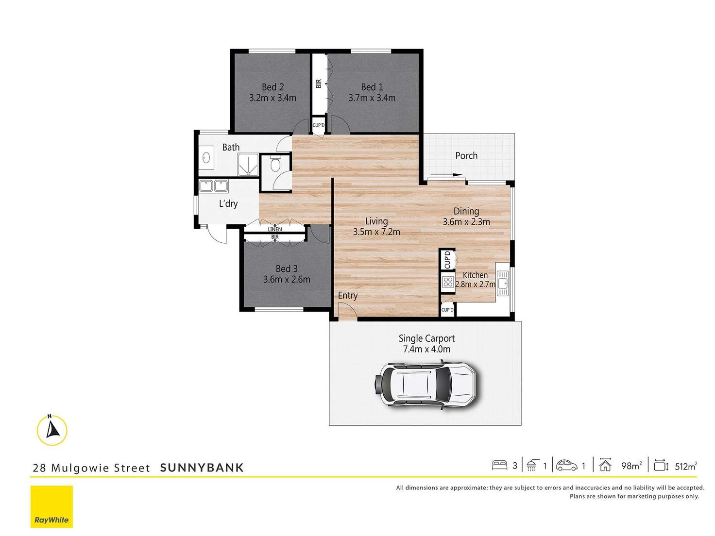 Floorplan of Homely house listing, 28 Mulgowie Street, Sunnybank QLD 4109