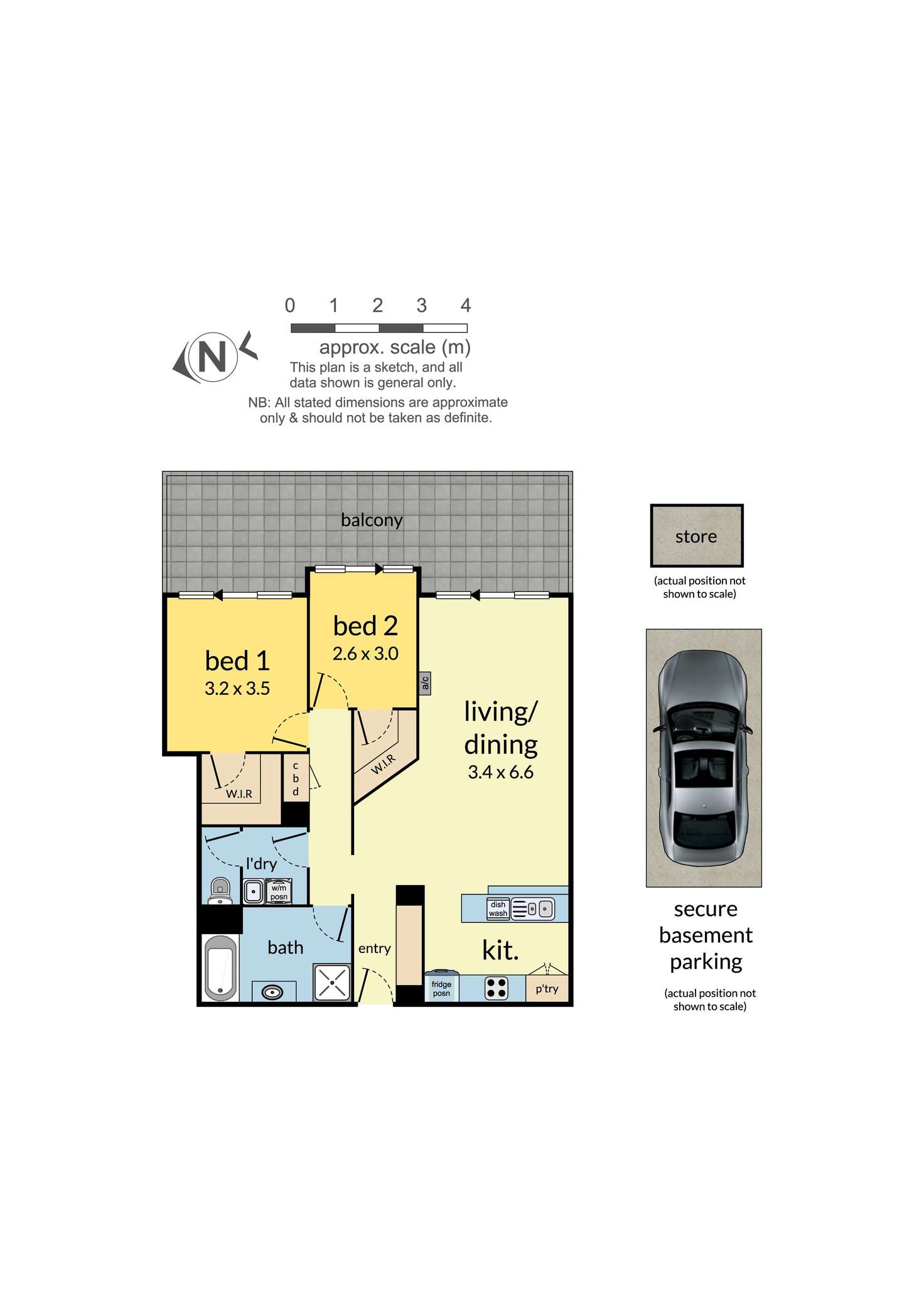 Floorplan of Homely apartment listing, 24/2-4 Blair Road, Glen Waverley VIC 3150