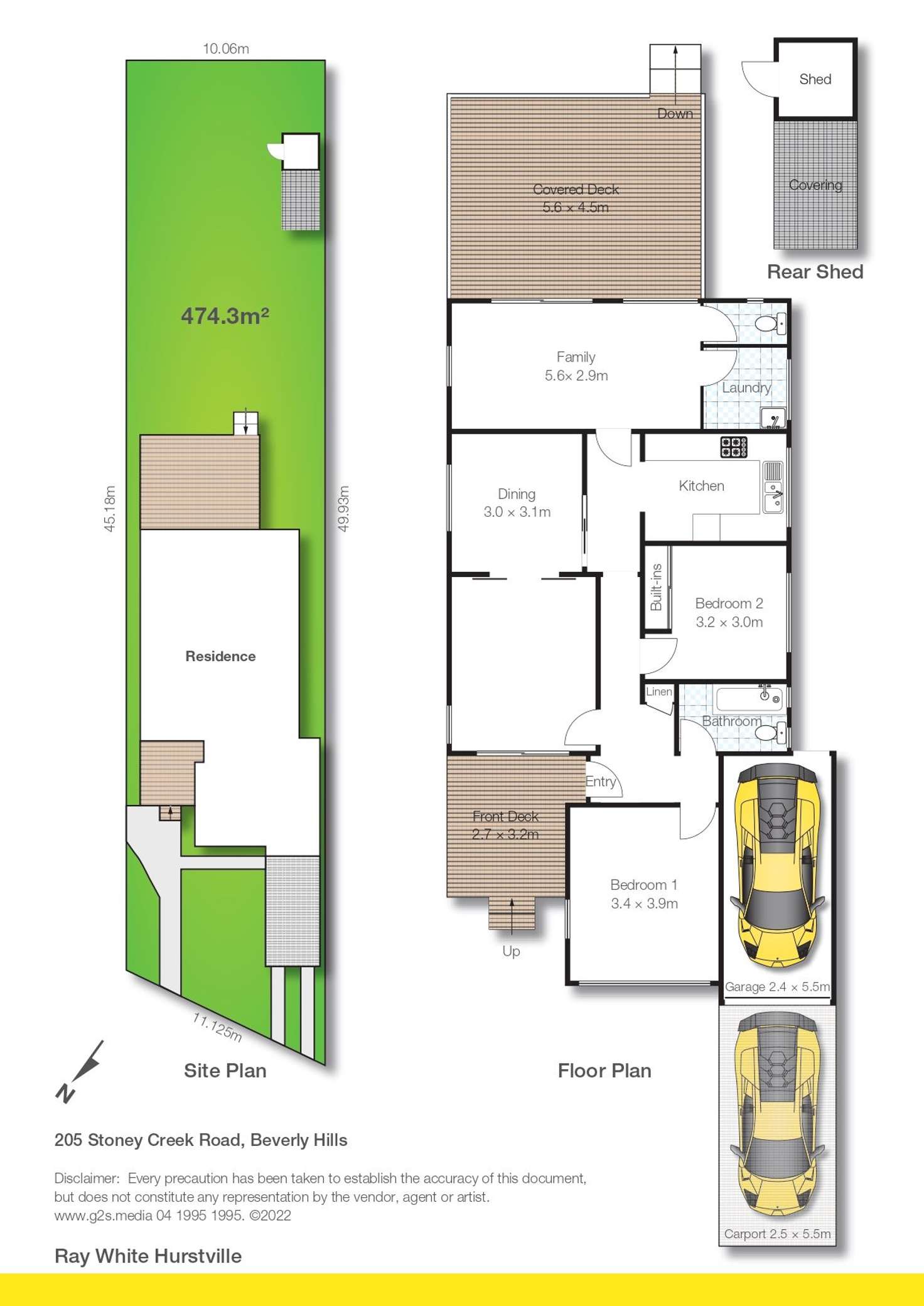 Floorplan of Homely house listing, 205 Stoney Creek Road, Beverly Hills NSW 2209