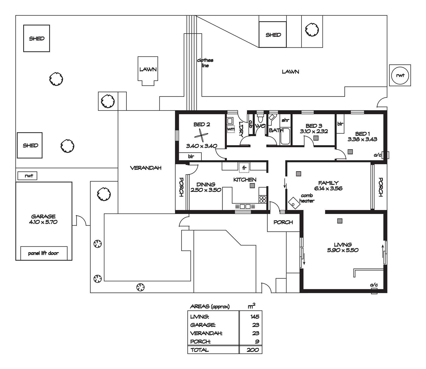 Floorplan of Homely house listing, 5 Farr Court, Para Hills West SA 5096